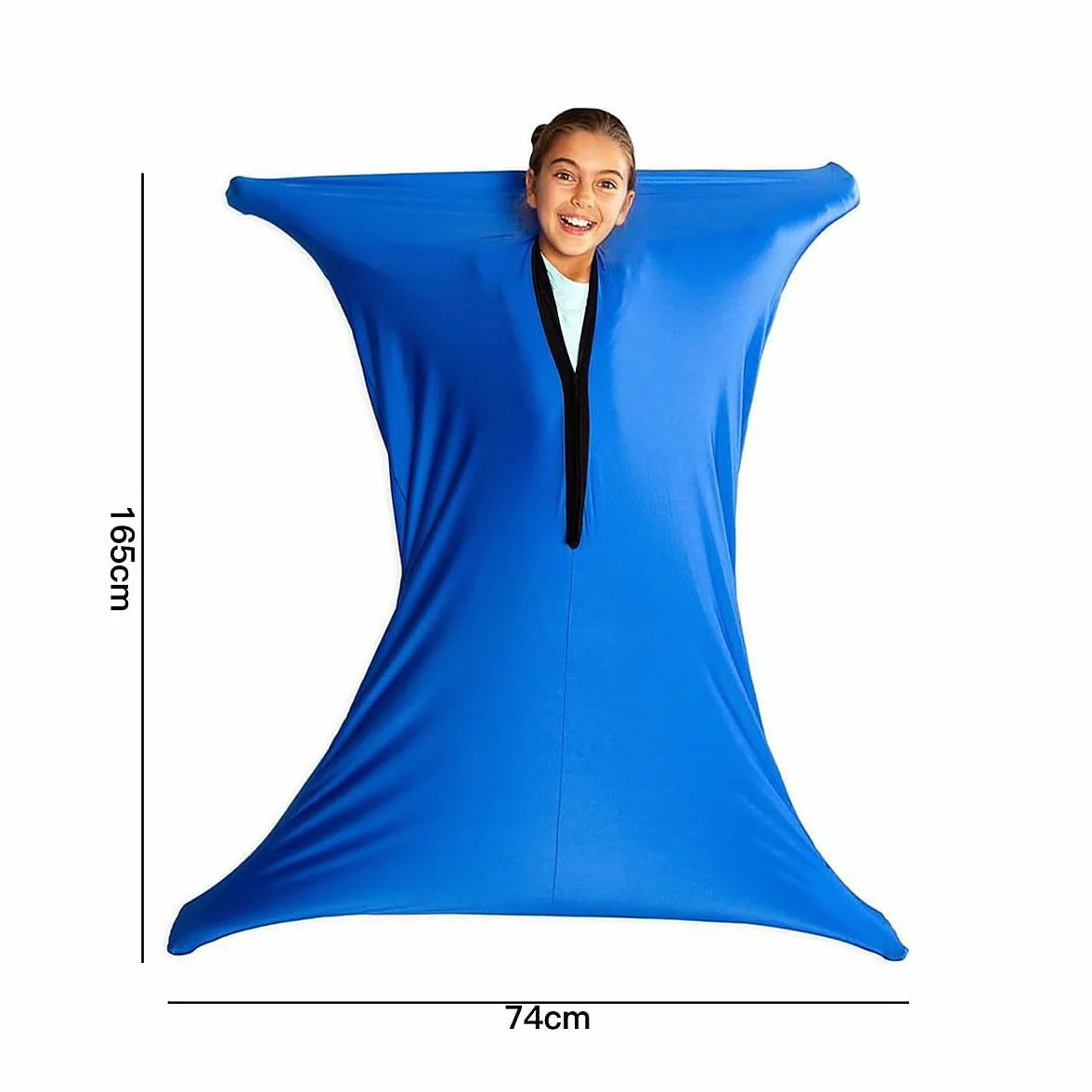 Sensoryczna skarpeta na całe ciało dla dzieci 65 "x 29" Wrap na całe ciało Elastyczne Body Sox do łagodzenia stresu u dzieci z autyzmem Niepokój Mocna super miękka owijka z lycry (wysokość 60''-70'')
