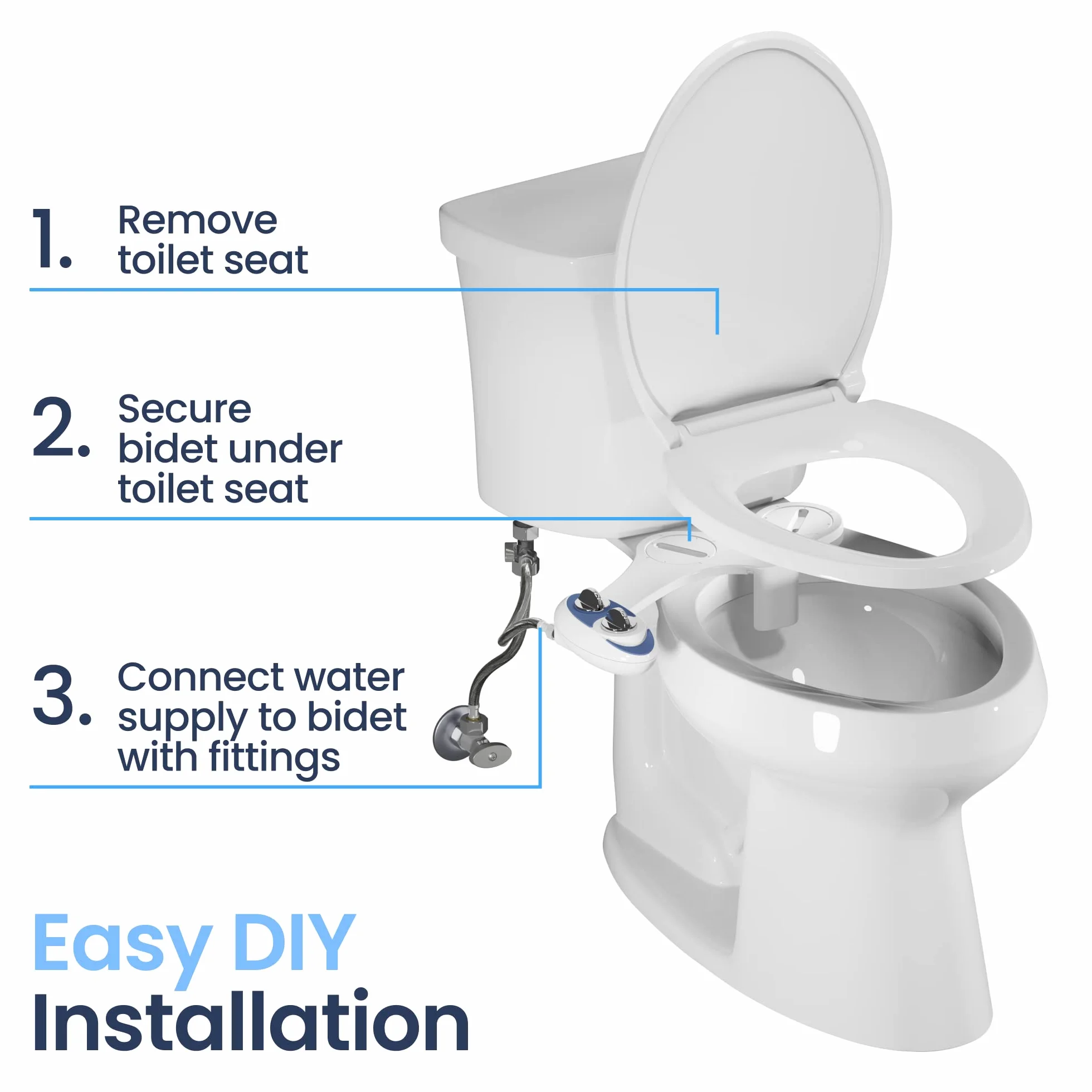 Luxe Bidet Neo 120 biały bidet Neo120sww bidet, 43 x 25 x 7,6 cm