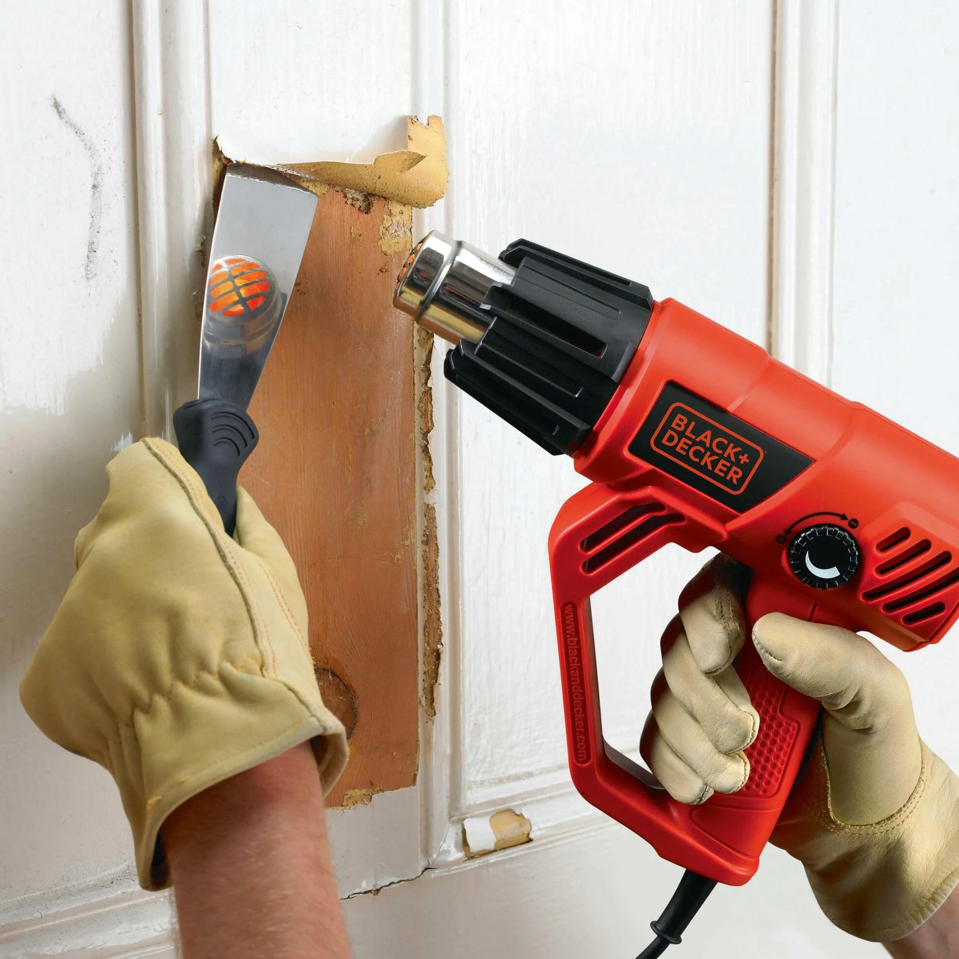 Black & Decker KX2001-QS heat gun 500 l/min 600 °C 2000 W Black Red