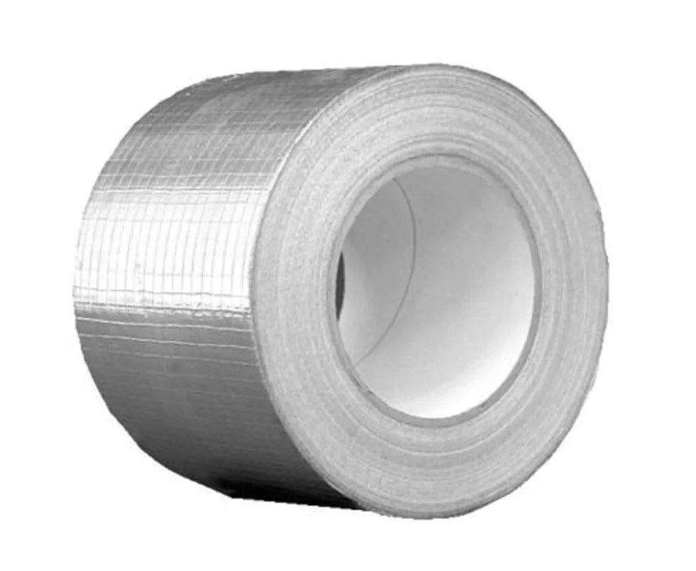 Aluminiowa taśma klejąca wzmocniona siatką 10 cm x 50 m do wentylacji