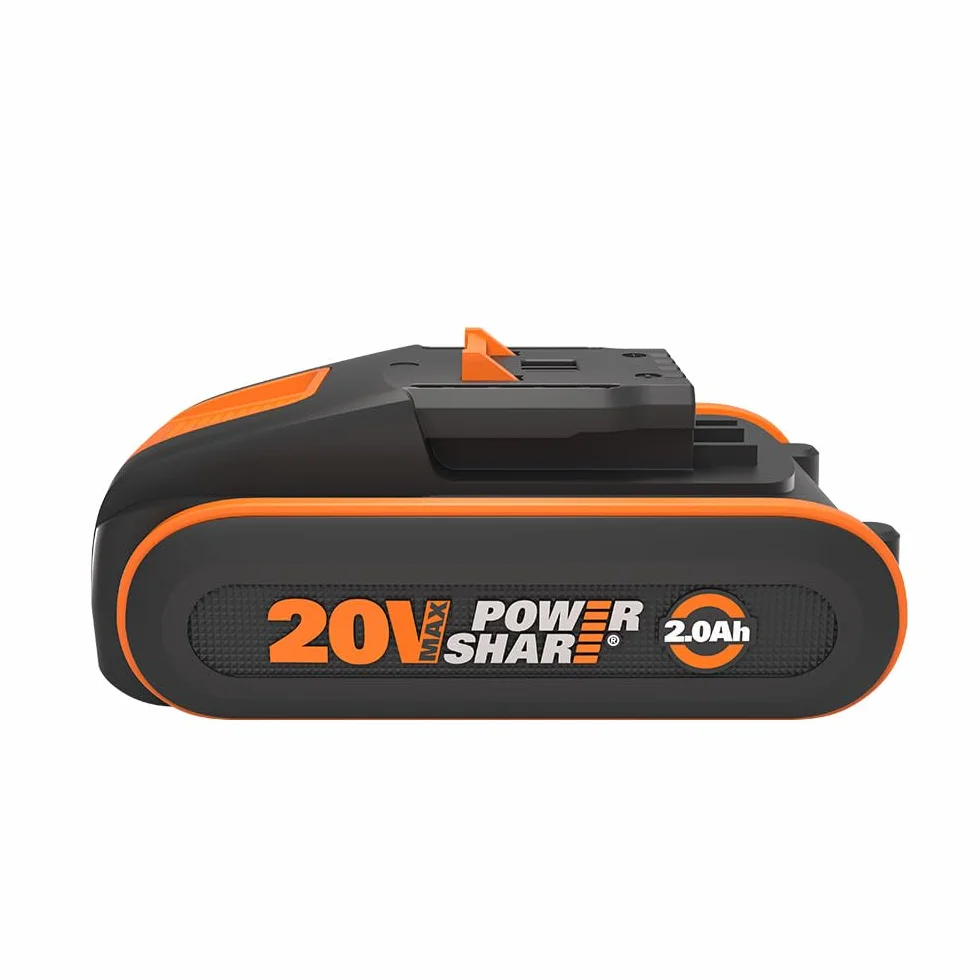 WORX WA3639 PowerShare 20 V 2,0 Ah akumulator litowo-jonowy ze wskaźnikiem ładowania i ochroną przed przeładowaniem