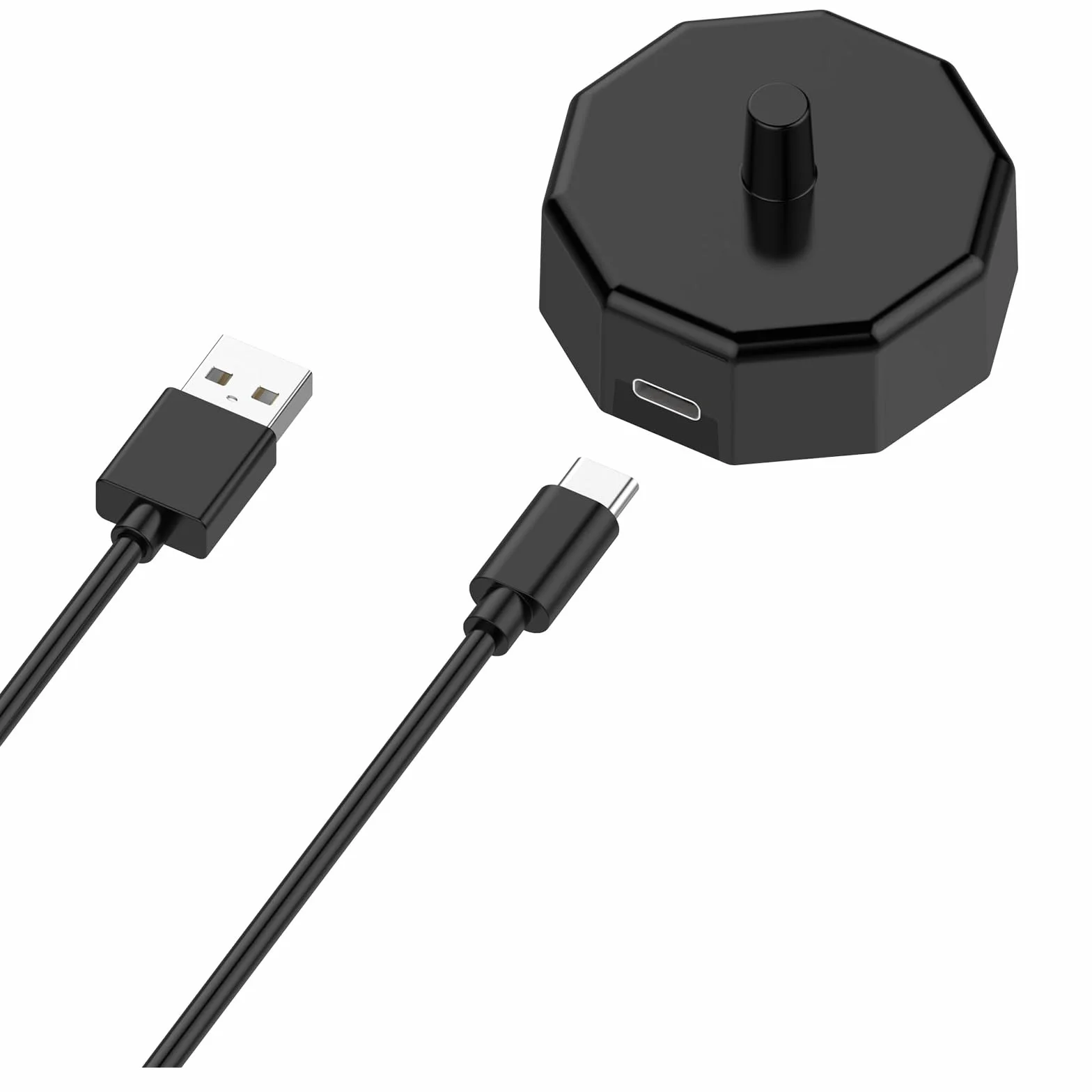 Discool zastępczy kabel USB typu C, kompatybilny z Braun Oral-B, elektryczna szczoteczka do zębów, adapter ładowarki, ładowarka magnetyczna USB C, podstawa (1 m)