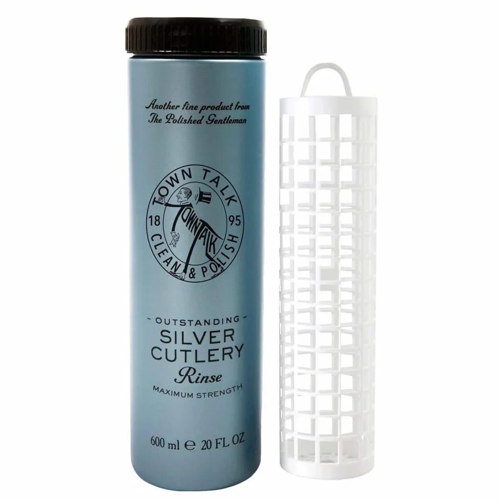 Town Talk - Silber Cutlery Rinse z koszem zanurzeniowym, 600 ml