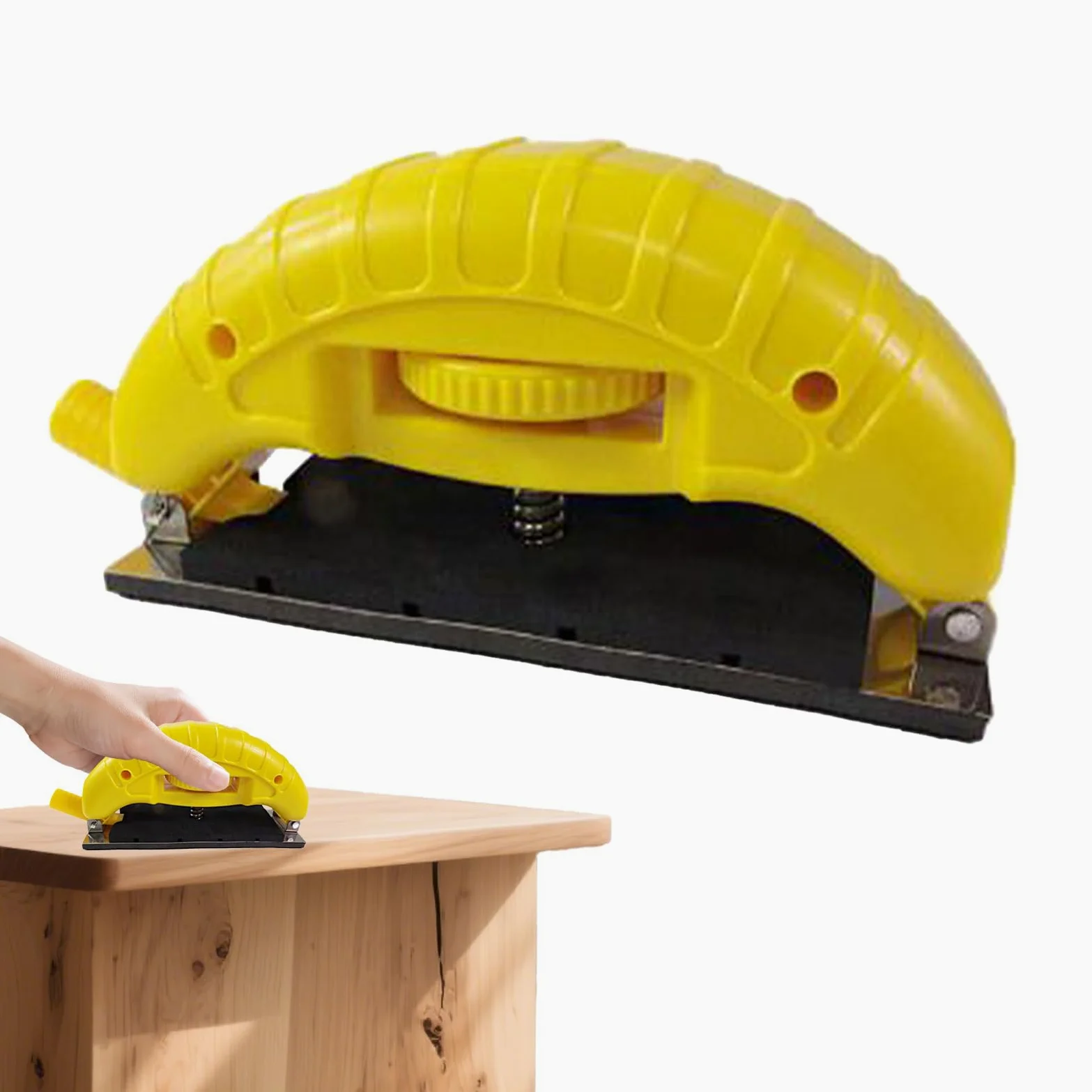 Klocek szlifierski Ergonomiczny uchwyt do bloku szlifierskiego i | Samochodowe klocki ścierne do zastosowań motoryzacyjnych, płytek, metalu, szkła, betonu, mebli, farb