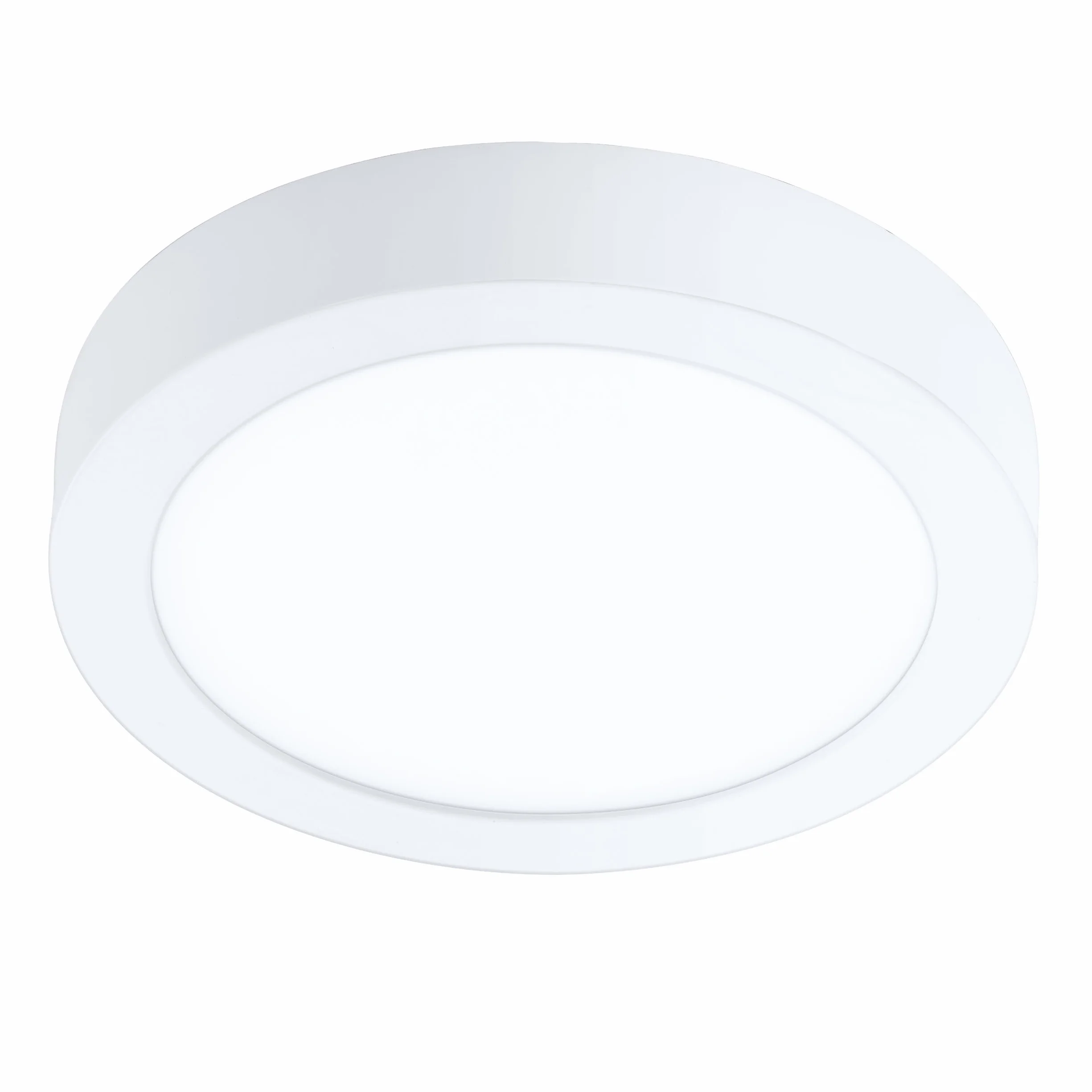 EGLO connect.z Smart Home łazienkowa lampa sufitowa LED Fueva-Z, Ø 21 cm, ZigBee, sterowanie aplikacją i głosem, regulacja barwy światła, ściemnianie, metalowa biała, IP44