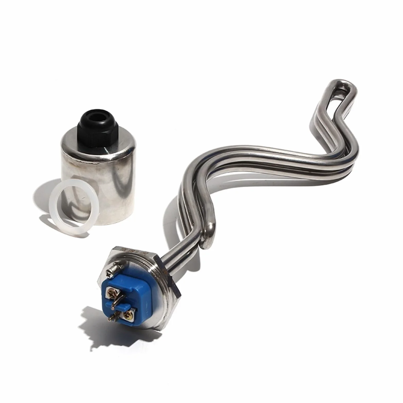 Element grzejny zanurzeniowy do wody 240 V, składany, rurowy element parzenia z gwintem NPT 1 cal 32 mm(4500W 350mmL)