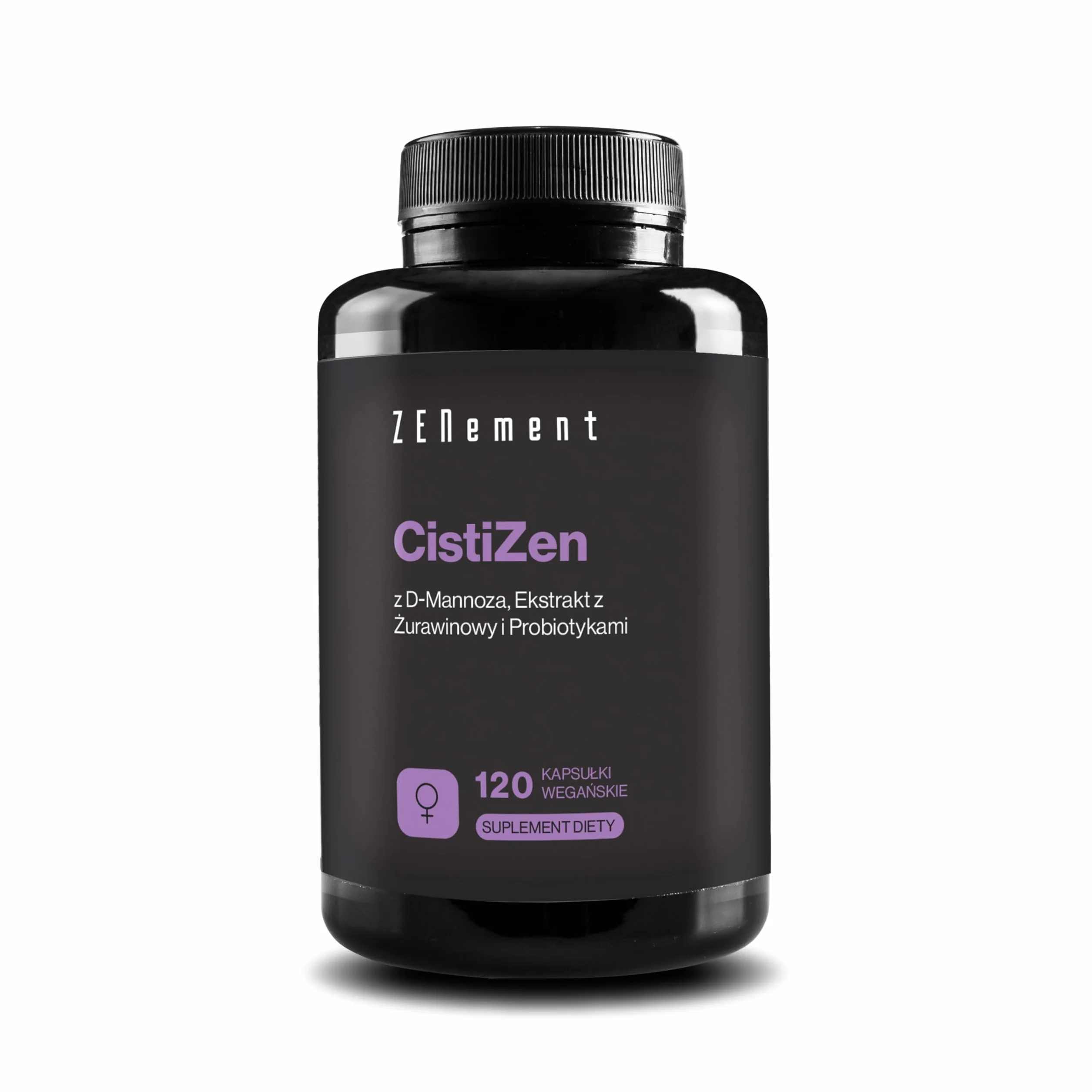 CistiZen z D-mannozą, żurawiną i 5 szczepami probiotycznymi 120 kapsułek – Zenement