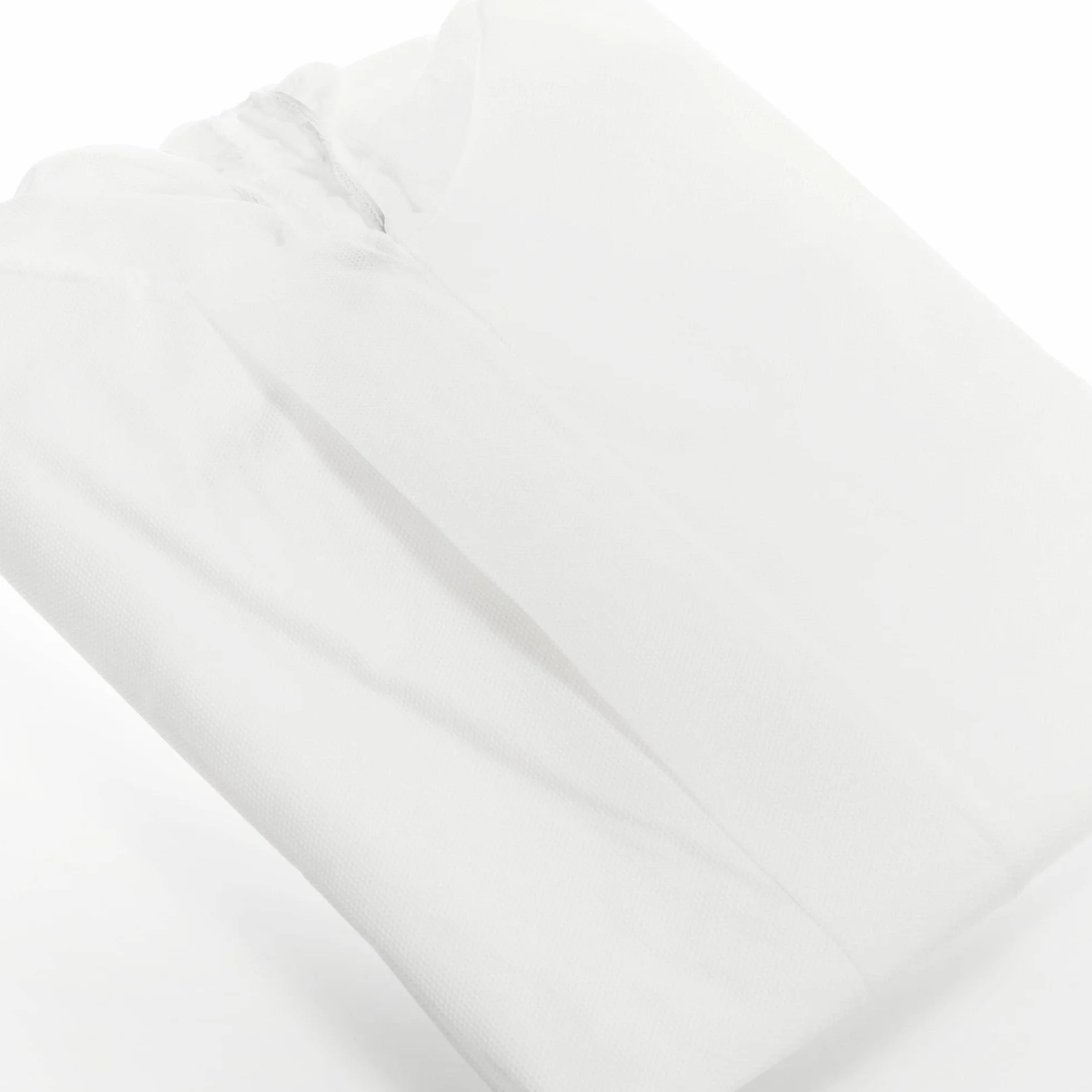 com-four® 10x kombinezon ochronny z kapturem i zamkiem blyskawicznym - kombinezon malarski jednowarstwowy rozmiar uniwersalny - wzrost od 160 do 200 cm - odziez ochronna (10 sztuk - bialy)