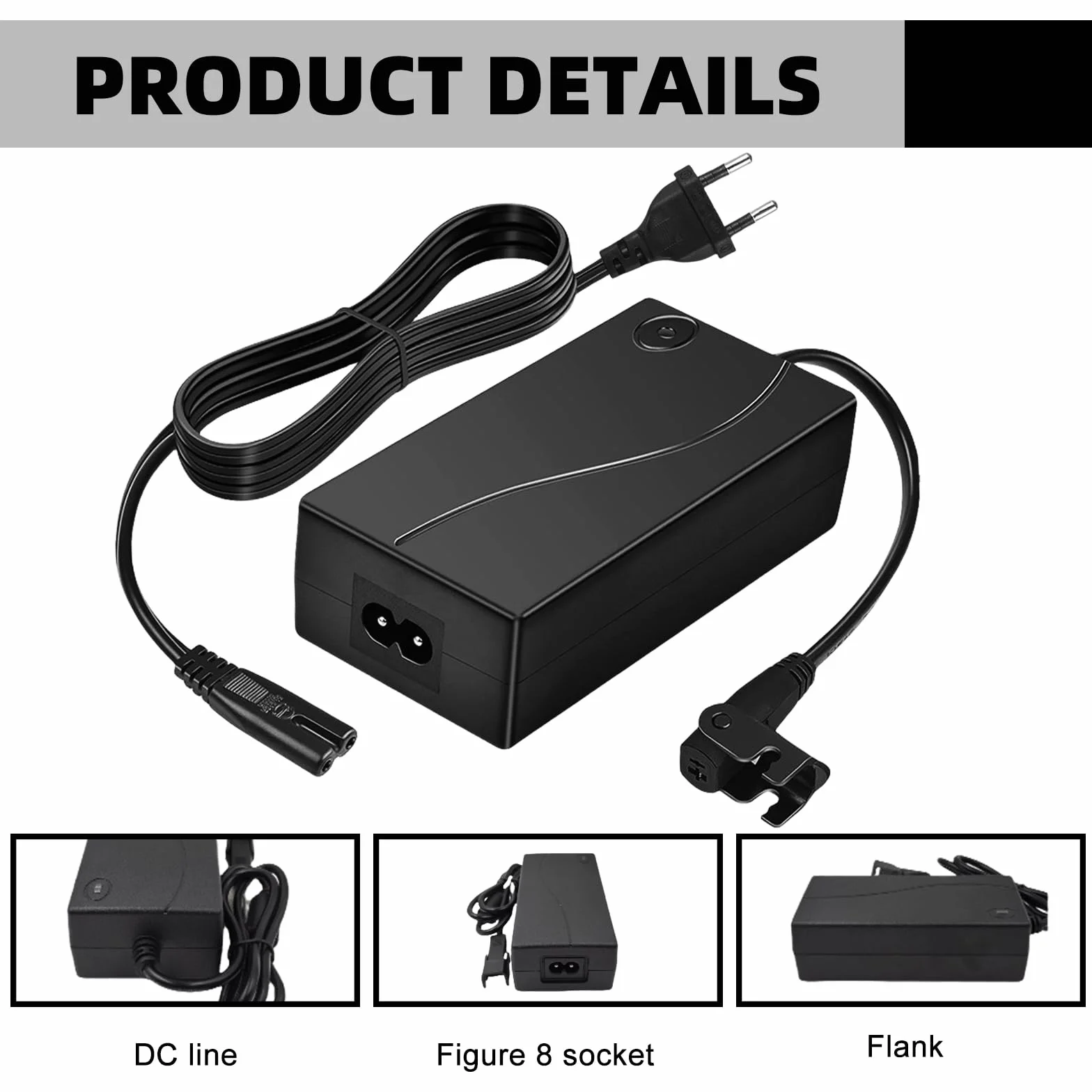 Aicharynic Fotel relaksacyjny 29 V, 2 A, elektryczny adapter sieciowy, zasilacz sieciowy 58 W, transformator Power Recliner z kablem sieciowym AC, transformator do podnoszenia krzesła lub Power