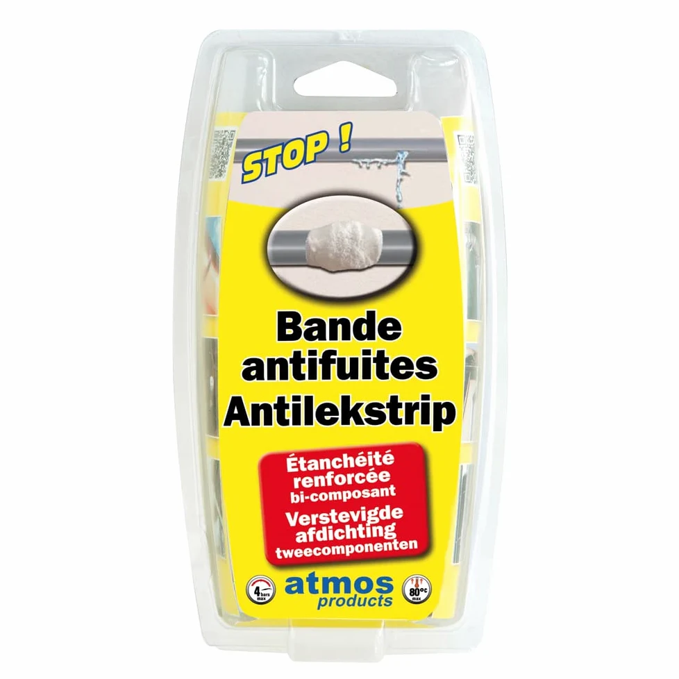 Atmos 1136 taśma zabezpieczająca przed wyciekiem, wzmocniona, kolor kości słoniowej