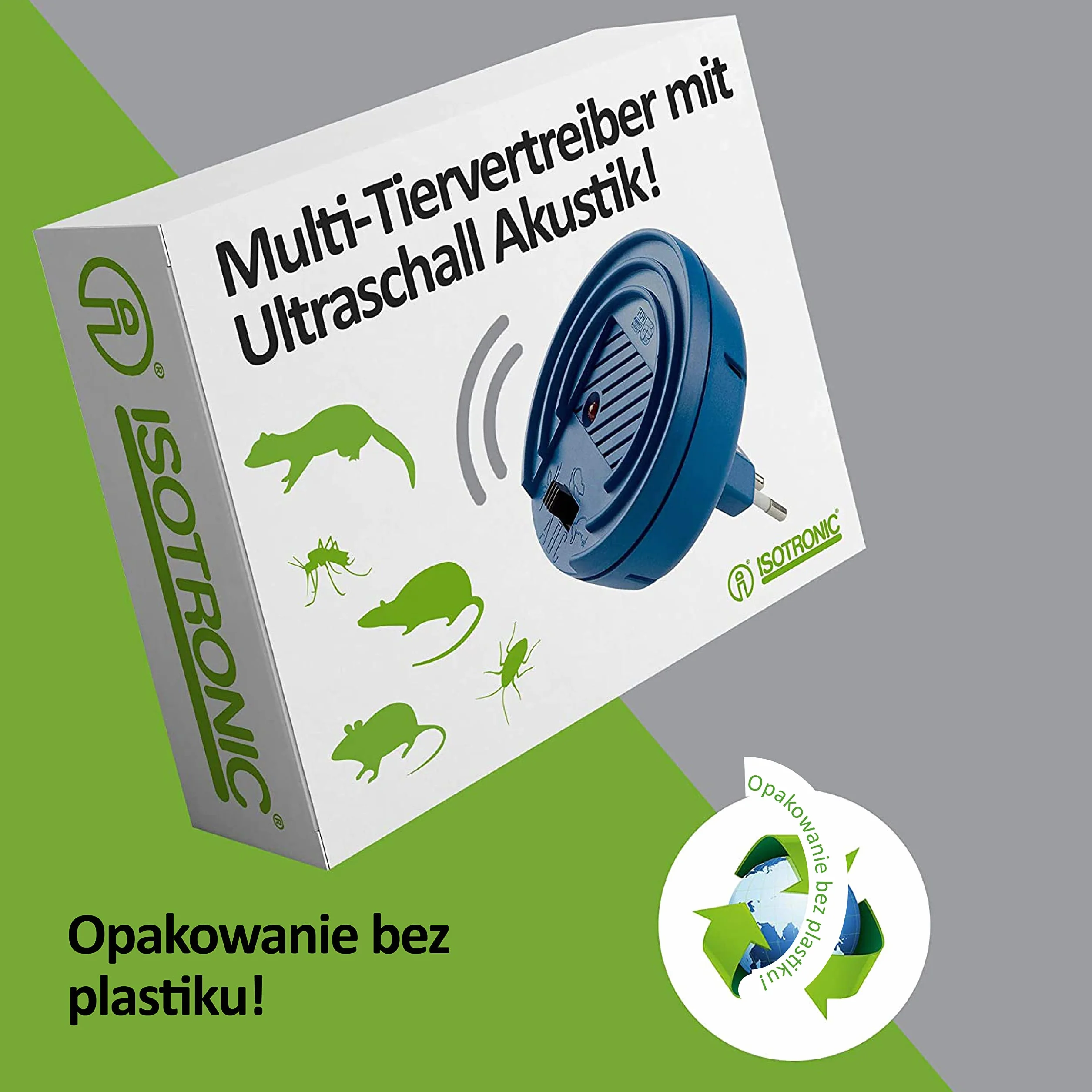 ISOTRONIC Odstraszacz myszy 3 w 1 z przełącznikiem, 230 V (2)