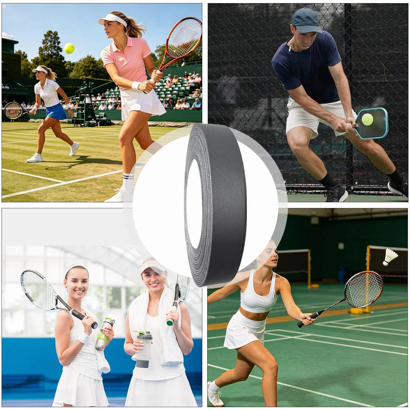 Squash Racket Weighted Tape, Cuttable Thin Tungsten Adhesive, Balance Adjustment Strip, Professional Sport Tool, Tennis, Pickleball, Paddle Customization