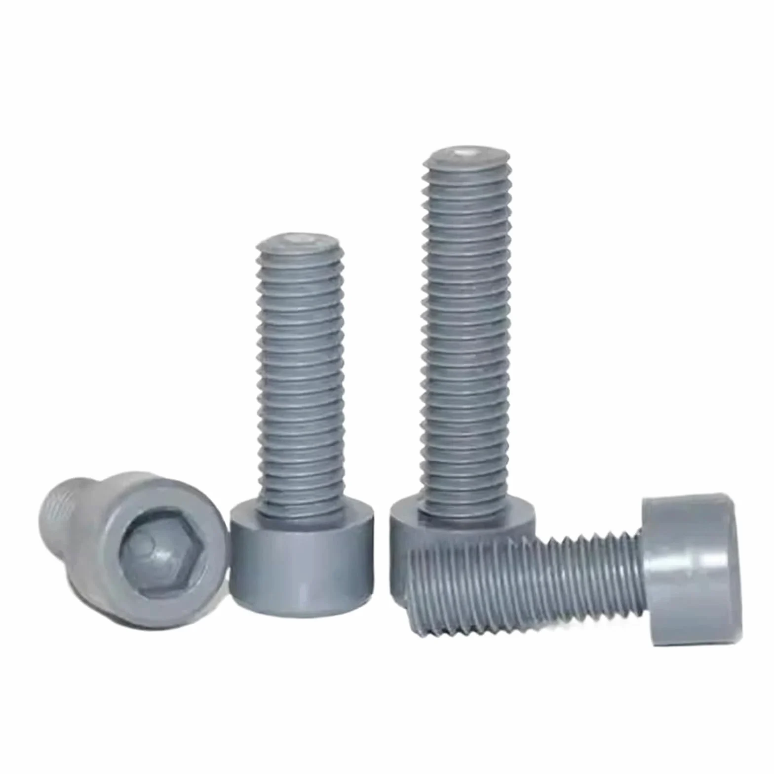 10-50 SZTUK Szare Plastikowe Sześciokątne Gniazdo Śruba Z Łbem Walcowym M3 M4 M5 M6 M8 M10