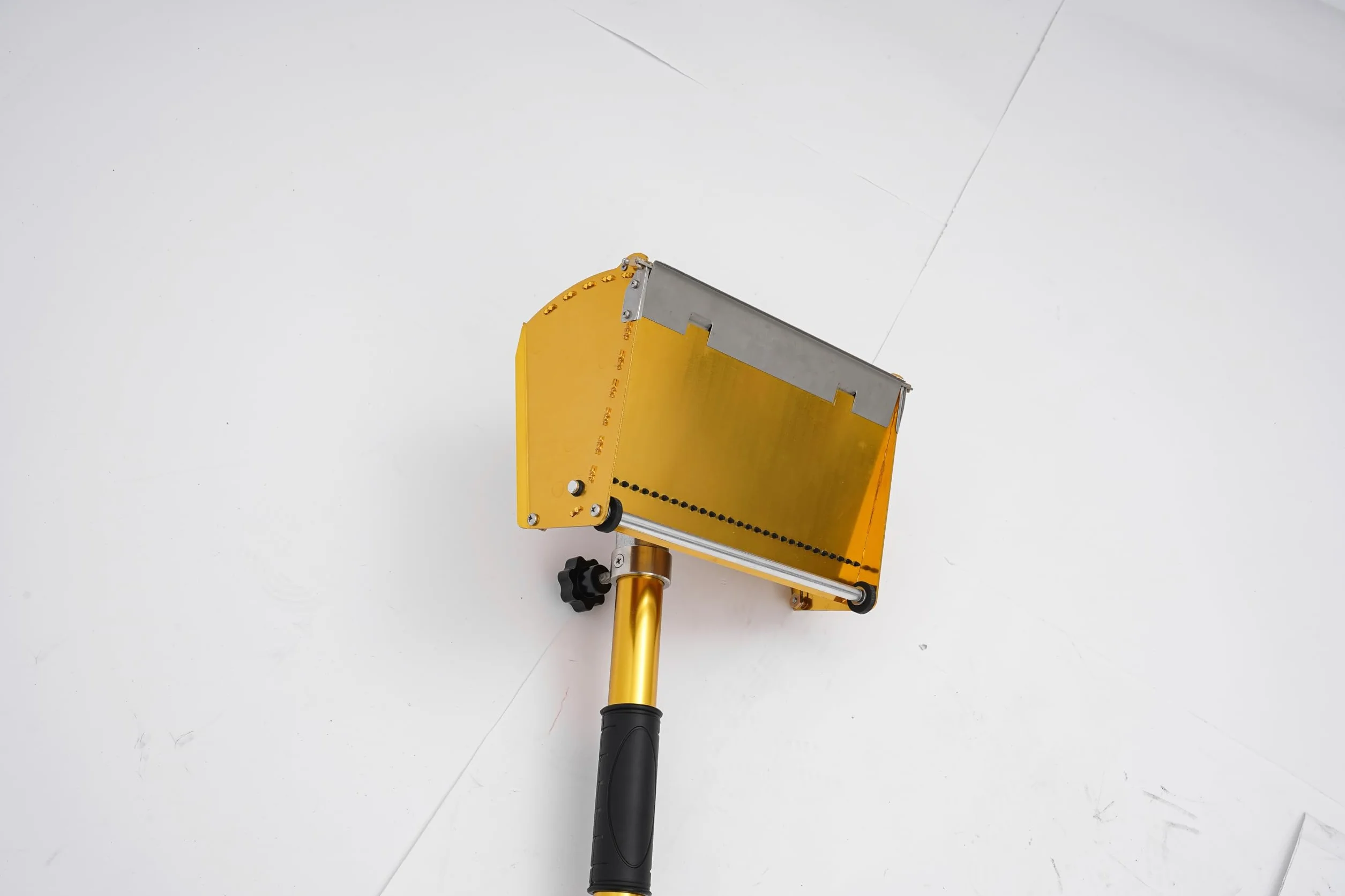 Zestaw płaskich pudełek do płyt kartonowo-gipsowych, 10", z uchwytem 105-168 cm, obracana o 30°, zestaw do wykończenia płyt gipsowo-kartonowych, narzędzi do Drywall, rolka narożna