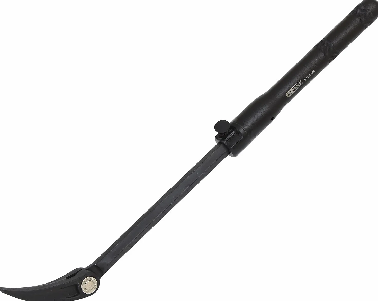 KS Tools 911.8186 Teleskopowy łom z główką na przegubie, 325-460mm