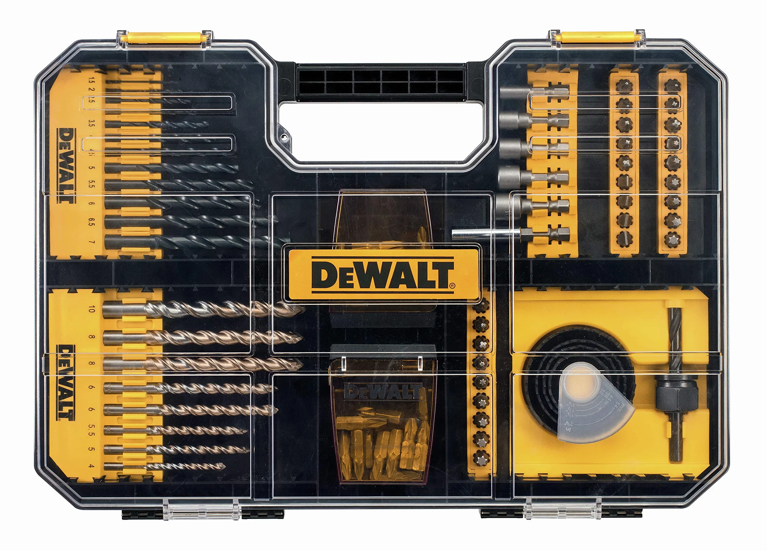 Dewalt DT71569-QZ Uniwersalny Zestaw Skrzynek Narzędziowych, Wielokolorowy & Zestaw Bitów/Końcówek Wkrętarskich DT7969 DeWalt (32 el.)