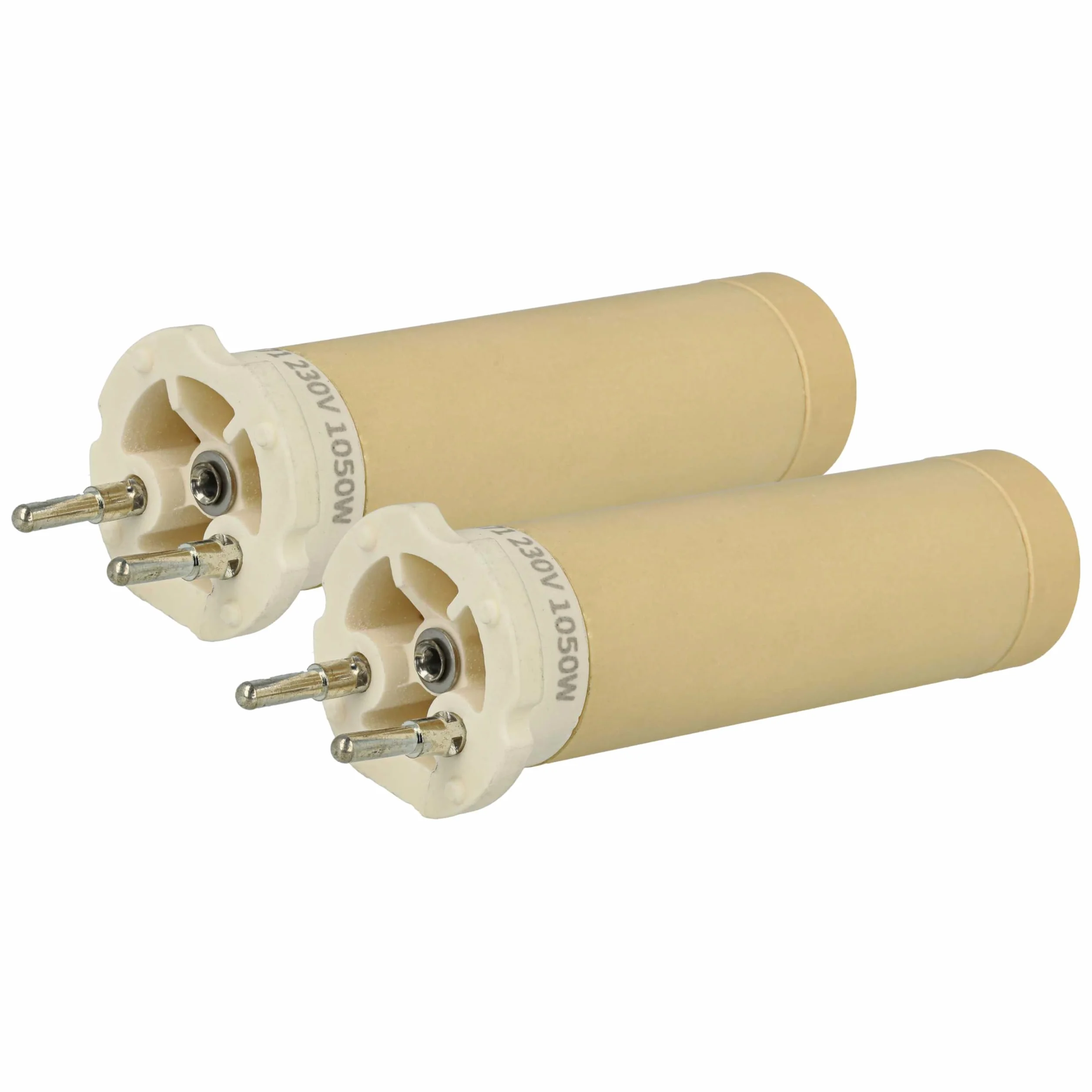 vhbw 2 x element grzejny kompatybilny z pistoletem spawalniczym Leister Igniter BM4 - 1050 W, ceramiczny rdzeń grzewczy, 2,6 x 9,1 cm