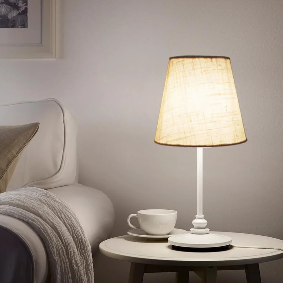 Sinta 2 sztuki abażur materiałowy E14/E27 nowoczesny zamiennik lampa wisząca