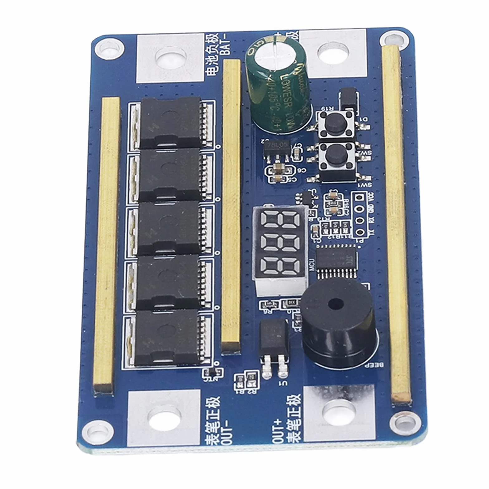 Z99 Zgrzewarka Punktowa Płytka Drukowana, 3-Cyfrowy Wyświetlacz Cyfrowy Mini DIY Zgrzewarka Punktowa Przechowywanie Baterii Zgrzewarka Punktowa Zestaw 12v Dc 32650
