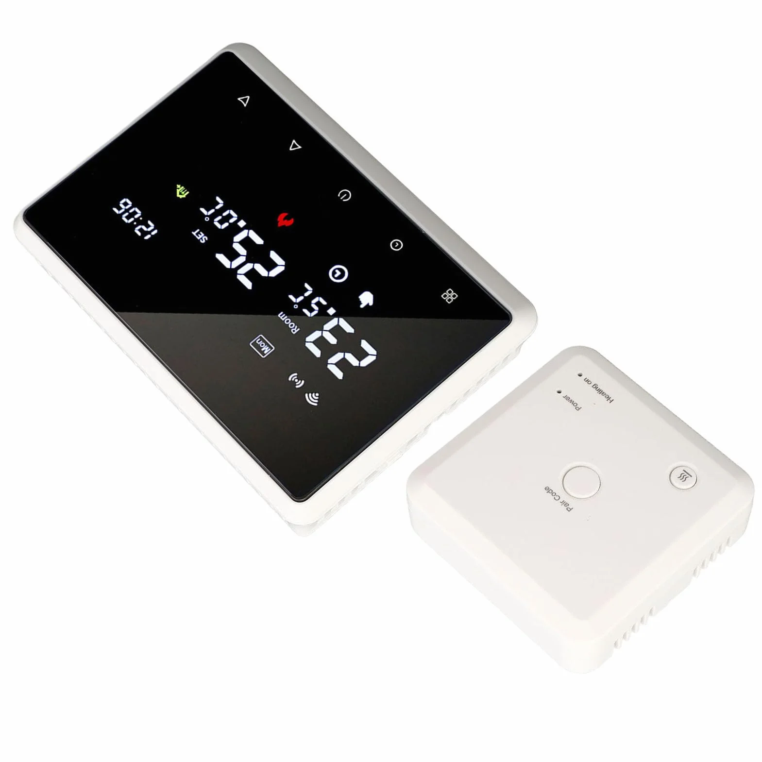 Niesamowity Inteligentny Termostat Wi-Fi Doodle Me98 Termostat do Kotła Naściennego AC230V 60 Hz Biały Elegancki Internet z możliwością Precyzyjnej Kontroli Temperatury