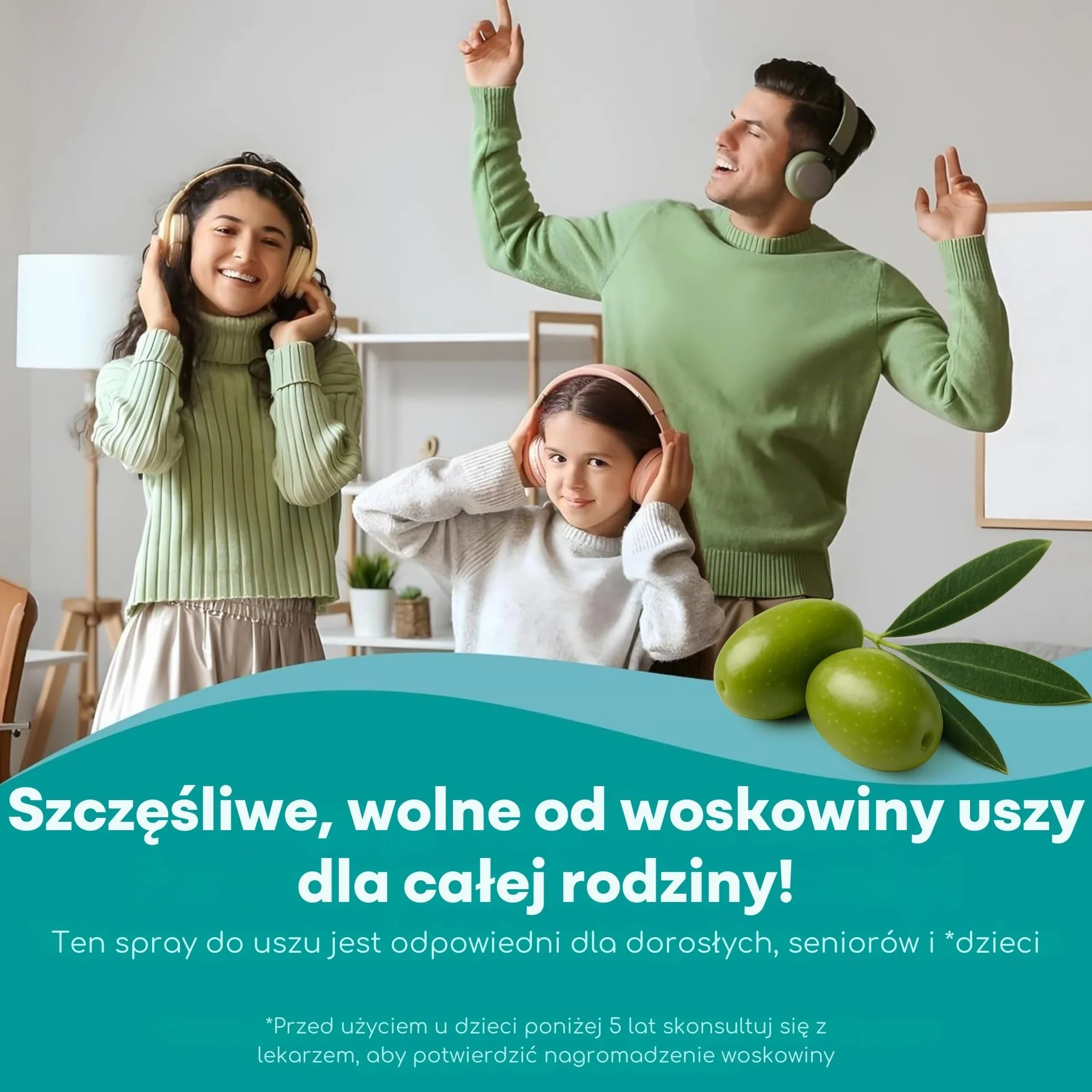Medi Grade Olejek do Uszu w Sprayu 20ml Naturalny na Zatkane Uszy Usuwanie Woskowiny