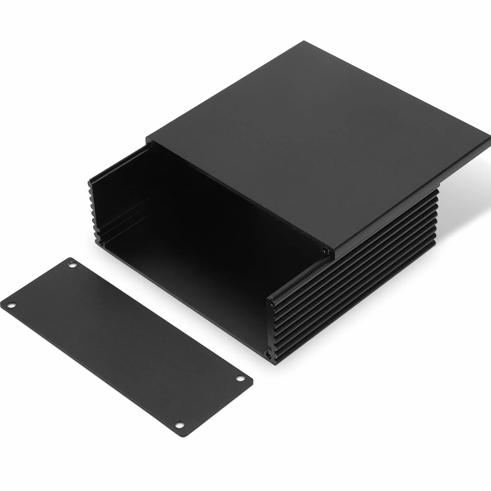 Aluminiowa skrzynka chłodząca, płytka drukowana, pudełko na instrumenty PCB DIY elektroniczna obudowa projektowa do produktów elektronicznych