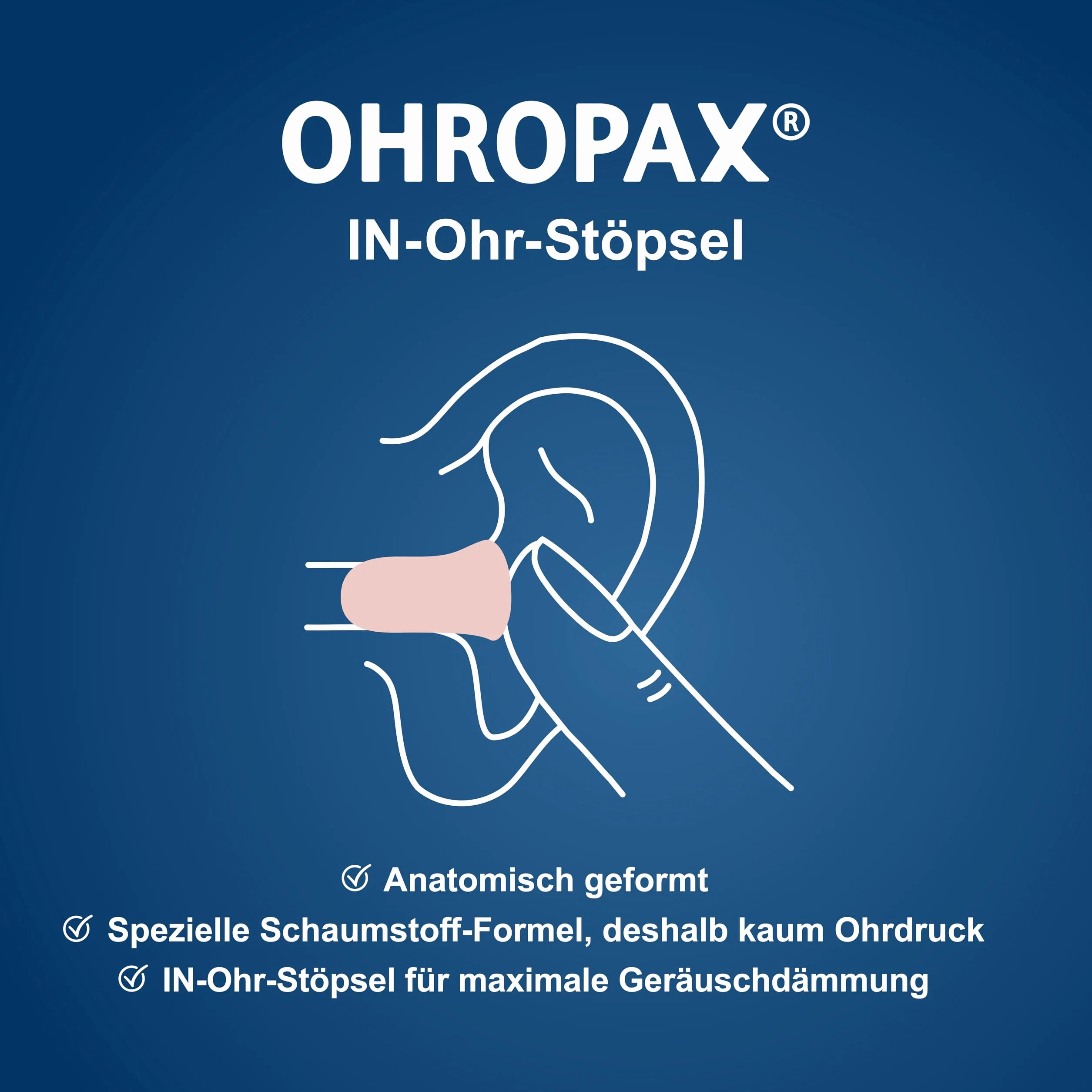 OHROPAX Miękkie zatyczki do uszu SNR 31 dB 10 sztuk