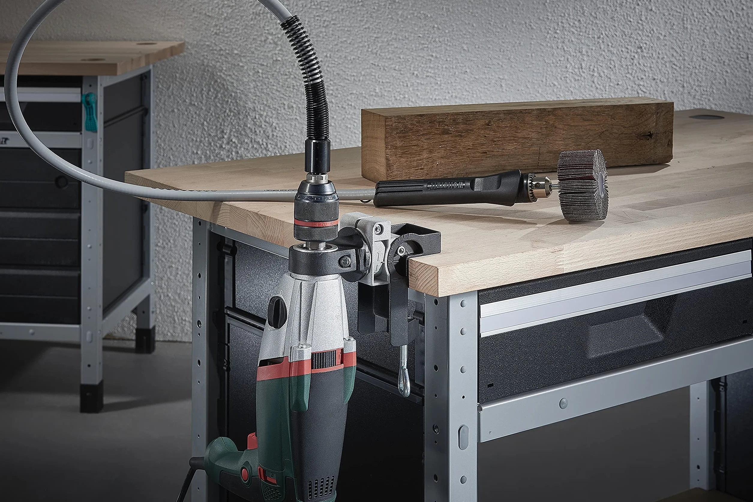 Wolfcraft Uchwyt Kombinowany, Czarny