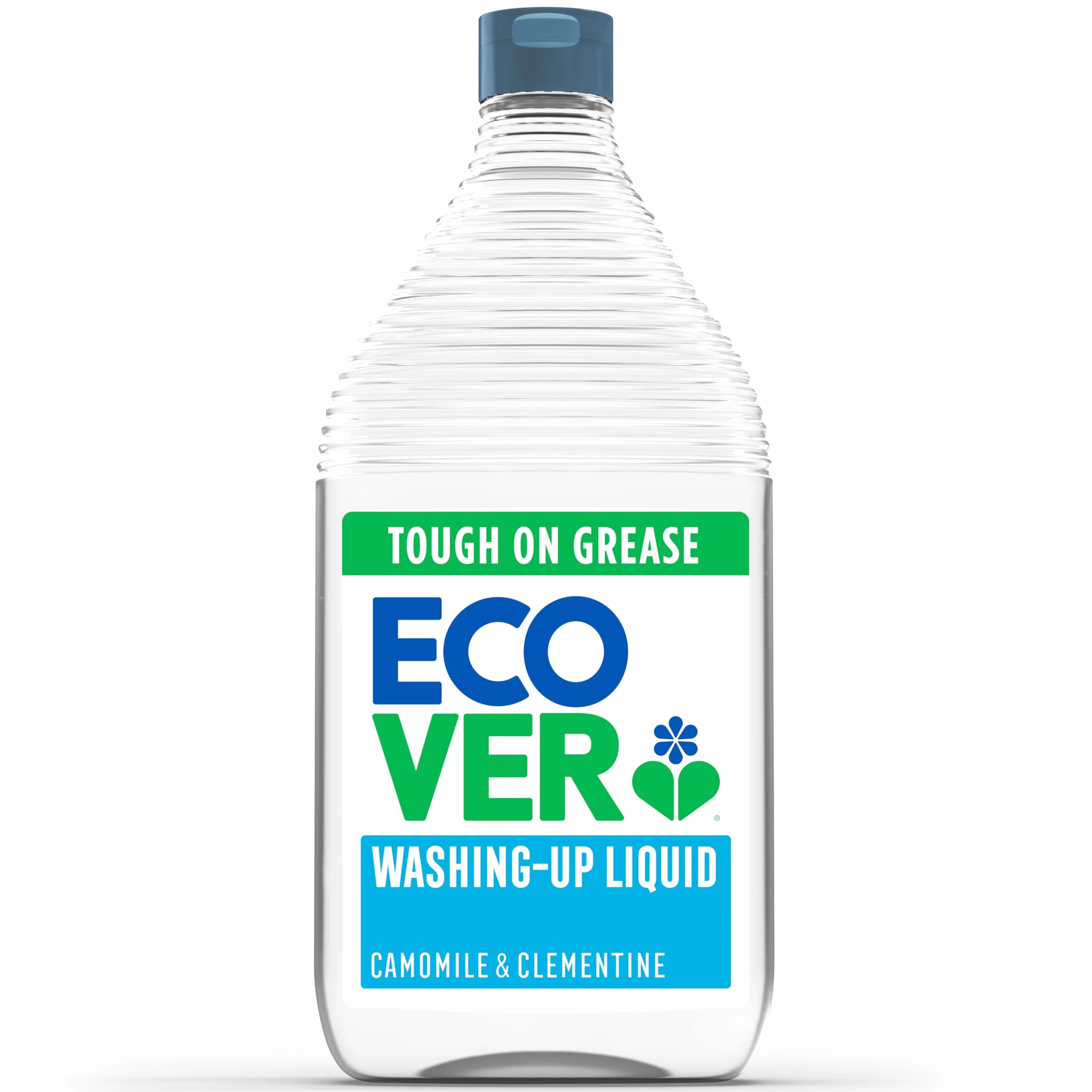 Ecover Płyn do mycia naczyń, mydło do mycia, wytrzymały na tłuszcz i brud, świeży zapach rumianku i klementyny, 1 x 950 ml