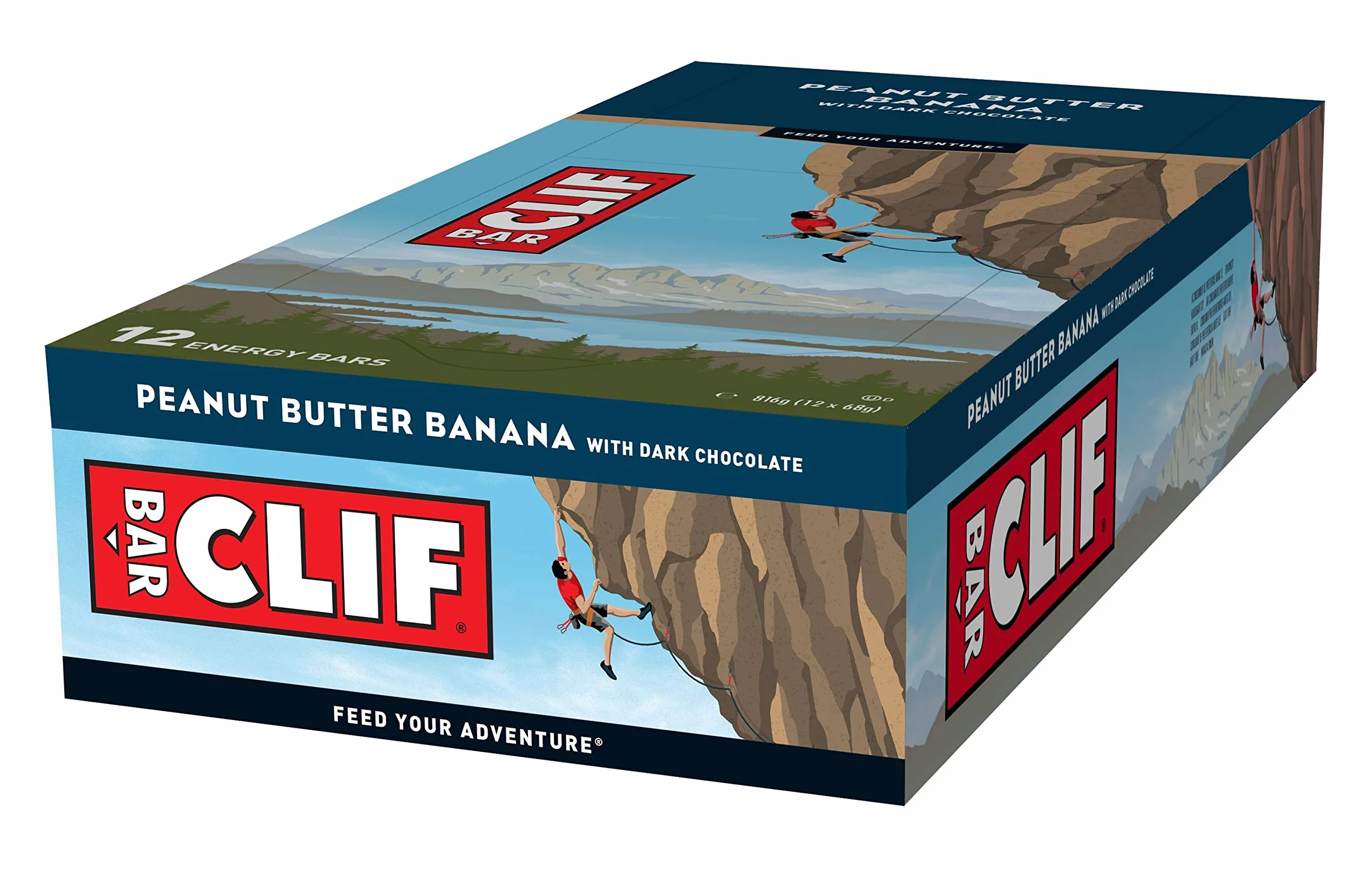 Clif Bar Kremowy orzechowo-banan (12 sztuk), 816 ml