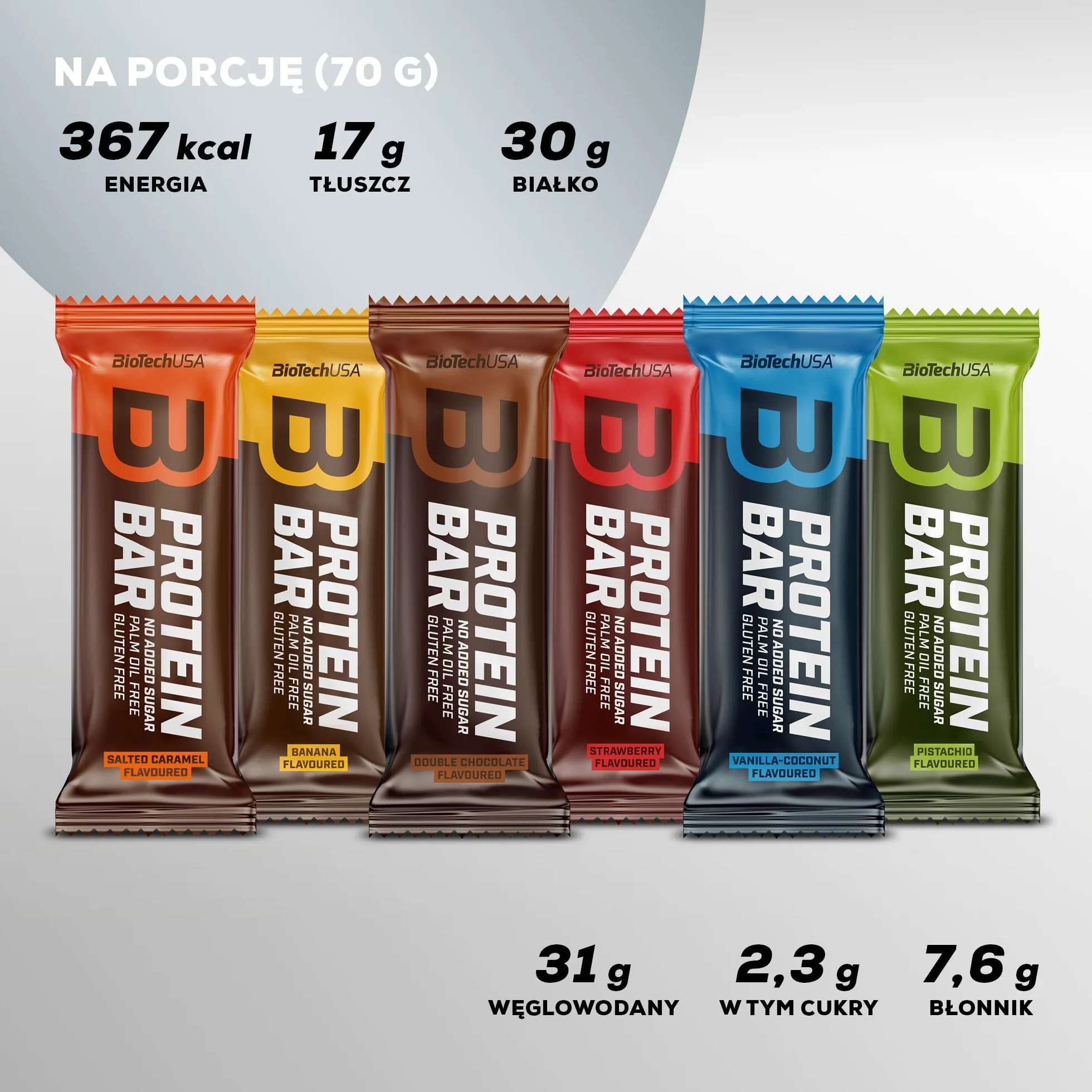 BioTech USA Protein Bar Strawberry 16 x 70 g Riegel