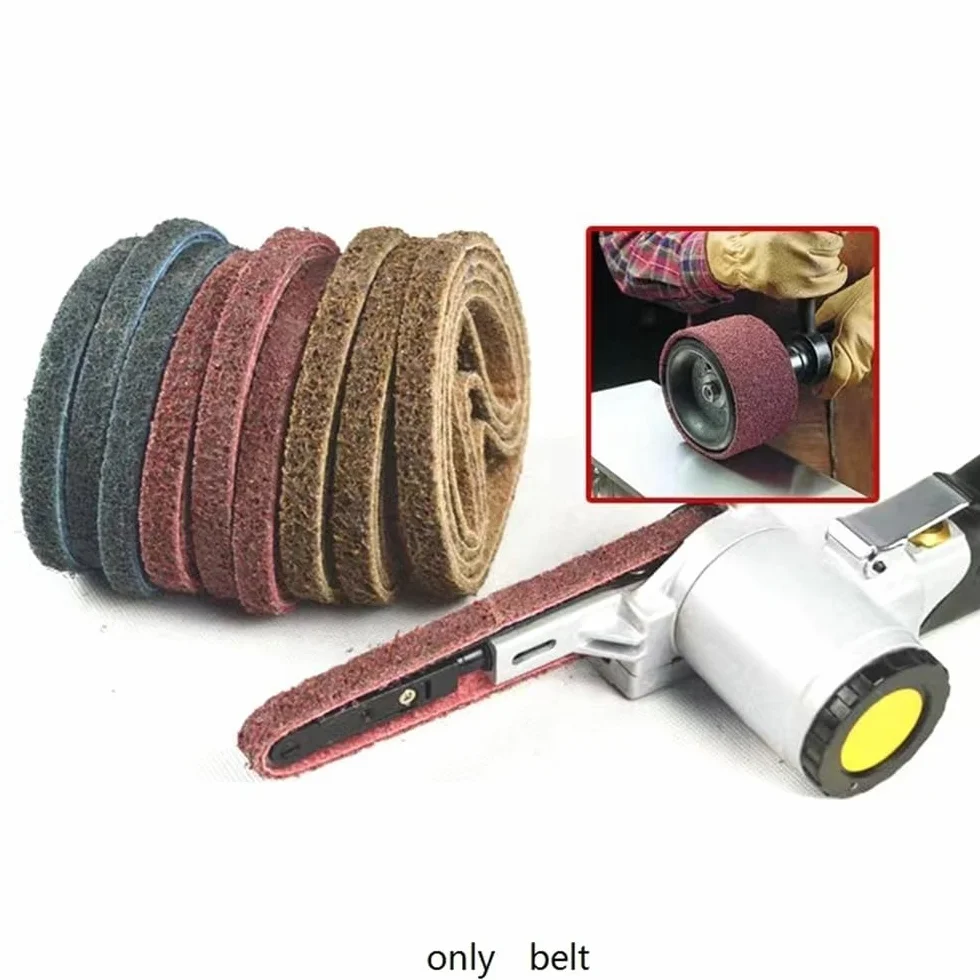 Taśmy Szlifierskie Z Tlenku Glinu, 12 Szt. Ścierne Włókniny Nylonowej, Zestaw Do Metalu I - O Ziarnistości Od Grubej Drobnej(Red,520x20mm)