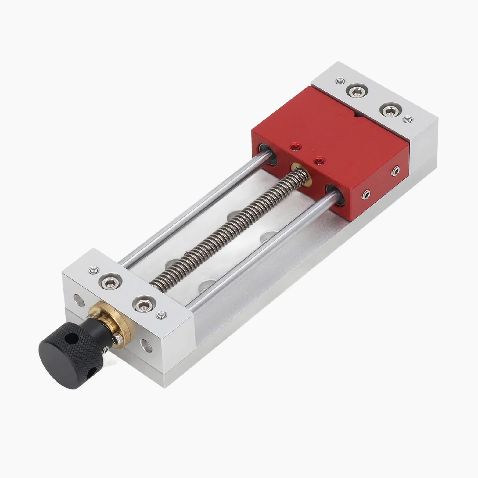 Zakres Mocowania 0-100 Mm Imadło Stołowe ze Stopu Aluminium, Mini Wiertarka Imadło z Otworem Zaciskowym Imadło Stołowe Równoległe Imadło Maszynowe Narzędzie do Rzeźbienia w
