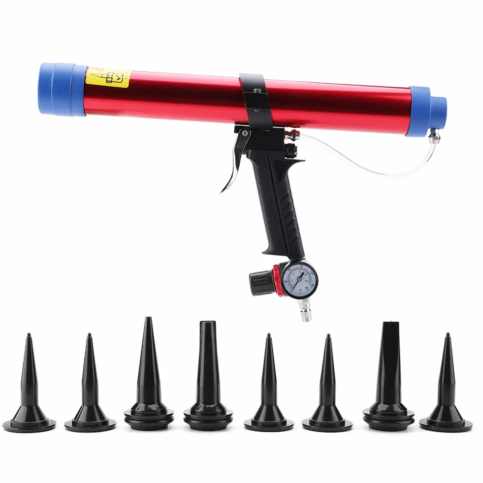 Pneumatisches Klebepistole Glaskleber-Dichtungsmittel-Pistolen-Kit Glaskleber-Dichtungsmittel Caulk Gun Patrone Air Gun 300~600ML