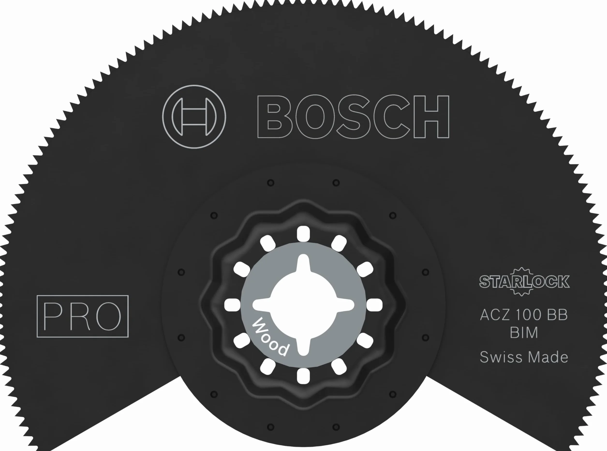 Bosch 1 x PRO Multi Material ACZ 100 BB arkusz do narzędzi wielofunkcyjnych (do kompaktowego laminatu winylowego, PCW, drewna z gwoździami, Ø 100 mm, profesjonalne akcesoria, narzędzie wielofunkcyjne)