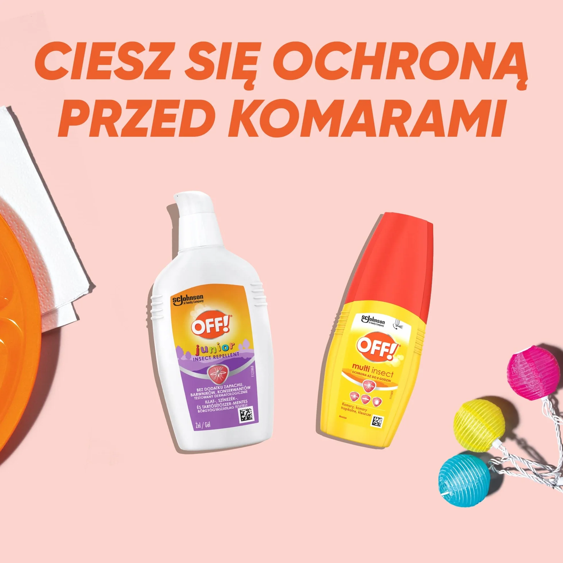 OFF! Max Spray na Komary i Kleszcze Ochrona 8h 50 ml