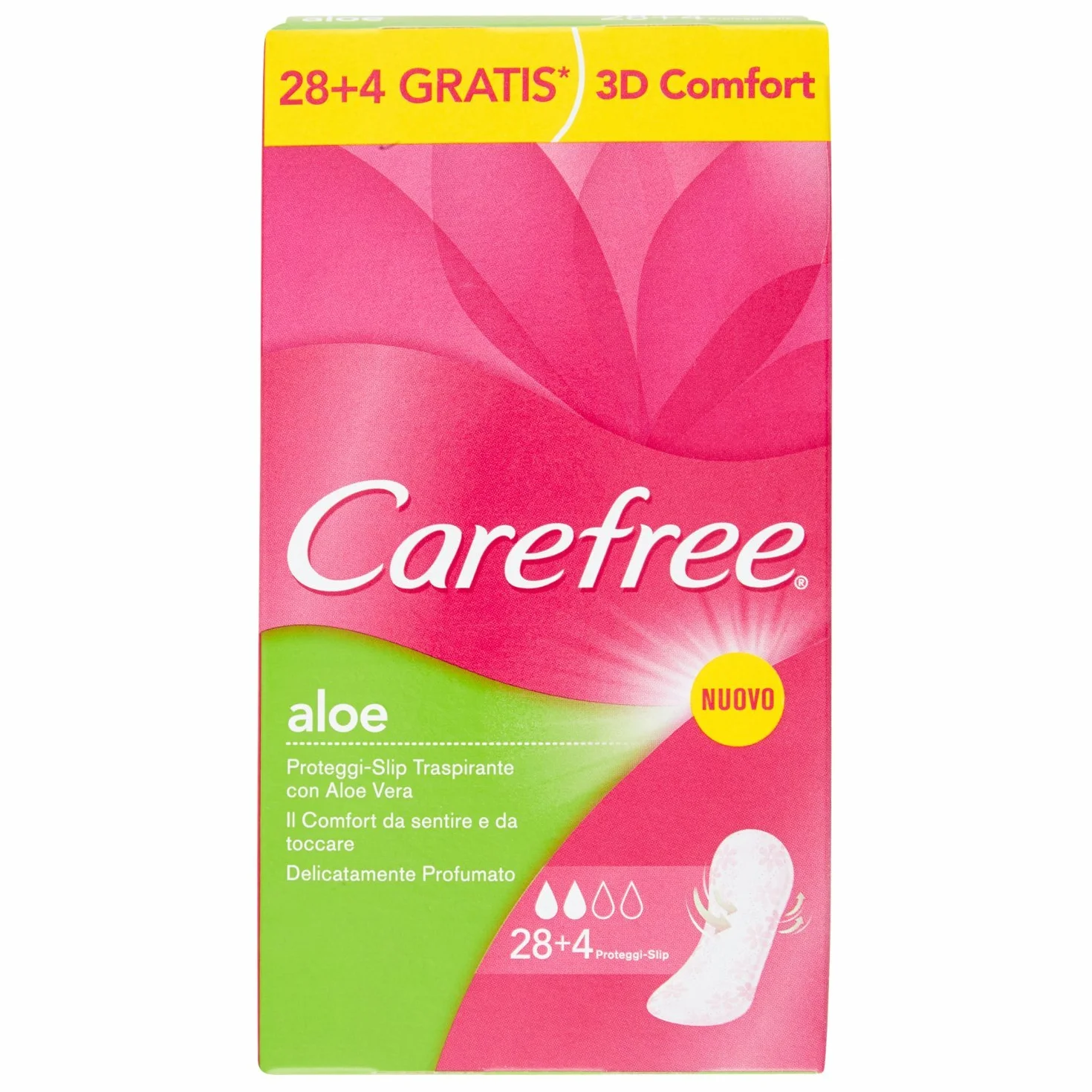 Carefree Aloe Vera normal cotton feel - 30 Pieces