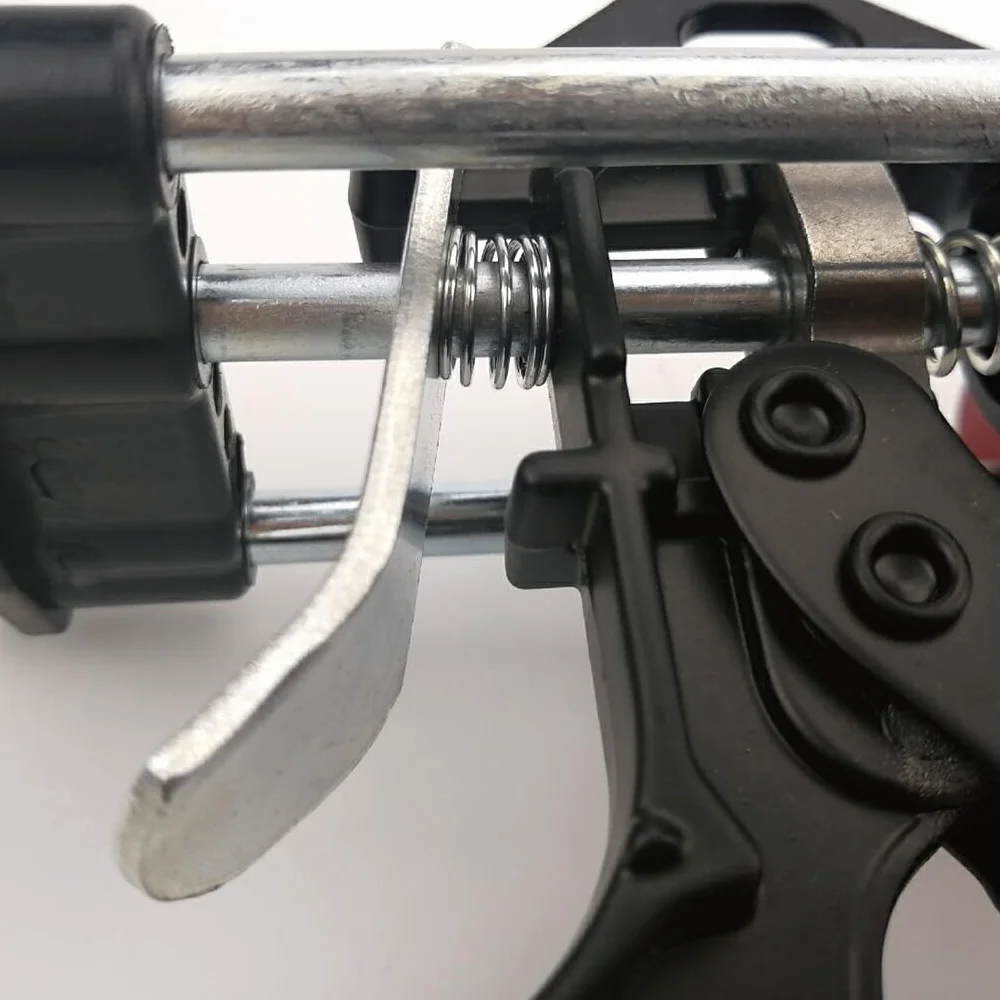Ręczny pistolet do klejenia, Wytrzymały pistolet do uszczelniania dwuskładnikowego z trwałym żelaznym potrójnym prętem napędzanym ręcznym pistoletem do nakładania kleju