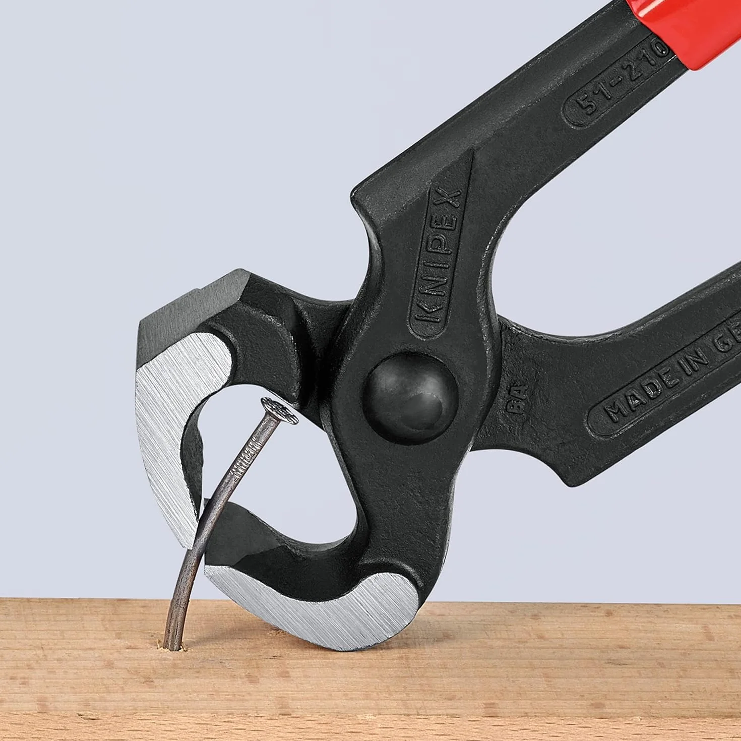 KNIPEX Obcęgi do gwoździ z tworzywa sztucznego, powlekane 210 mm, 51 01 210