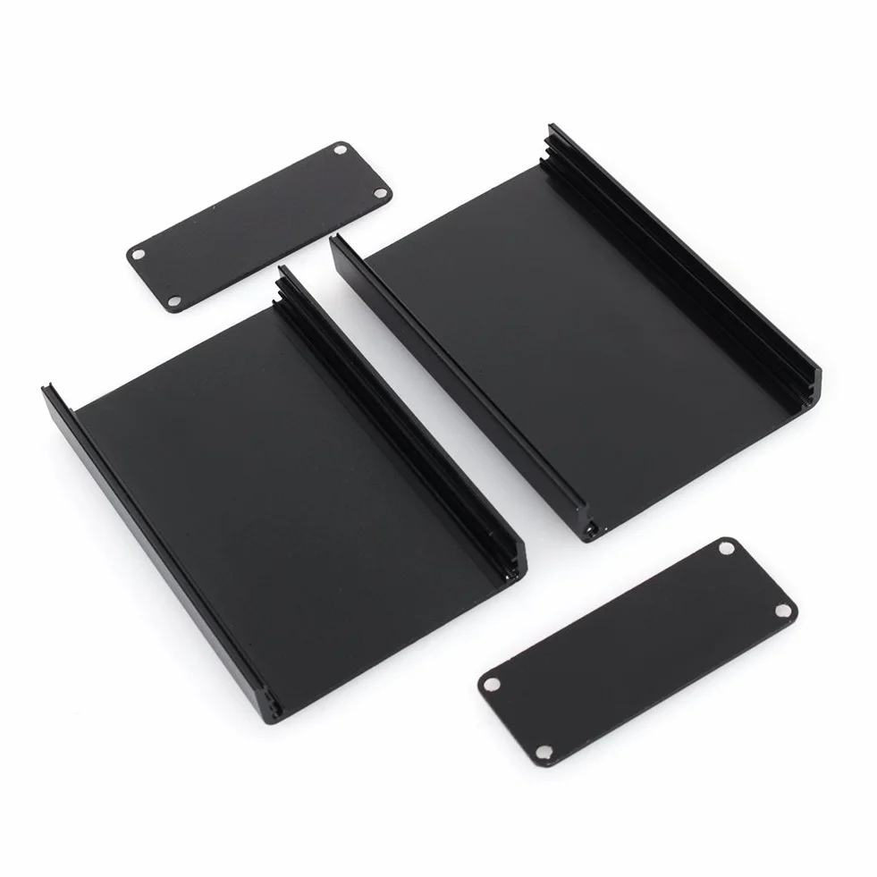 Obudowa Skrzynki Na Przyrządy PCB Obudowa Elektroniczna, DIY Aluminiowa Obudowa Przyłączeniowa Do Komponentów Elektrycznych 20 X 50 X 80 Mm