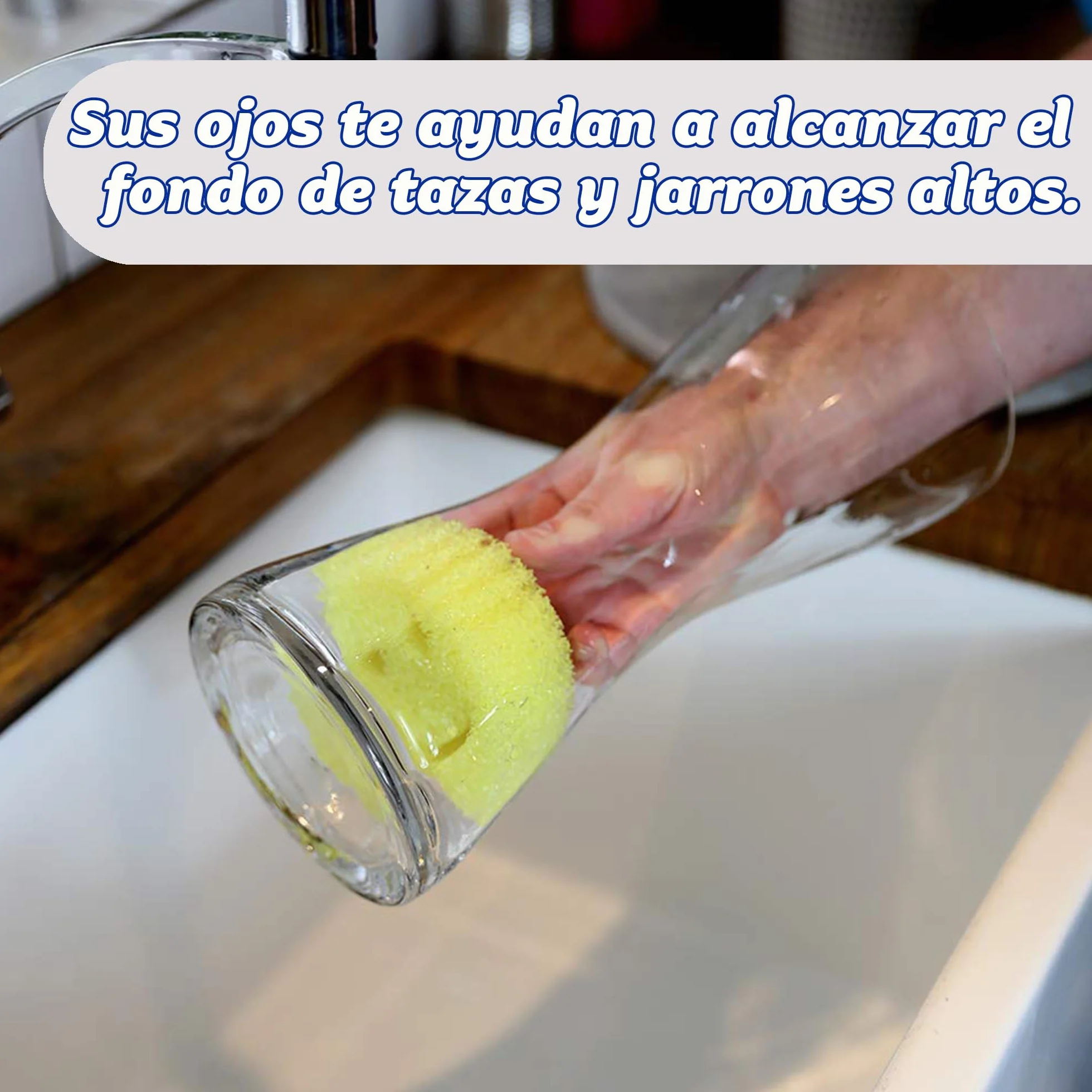 Scrub Daddy Flextexture Gąbka, Żółty, 8 szt.