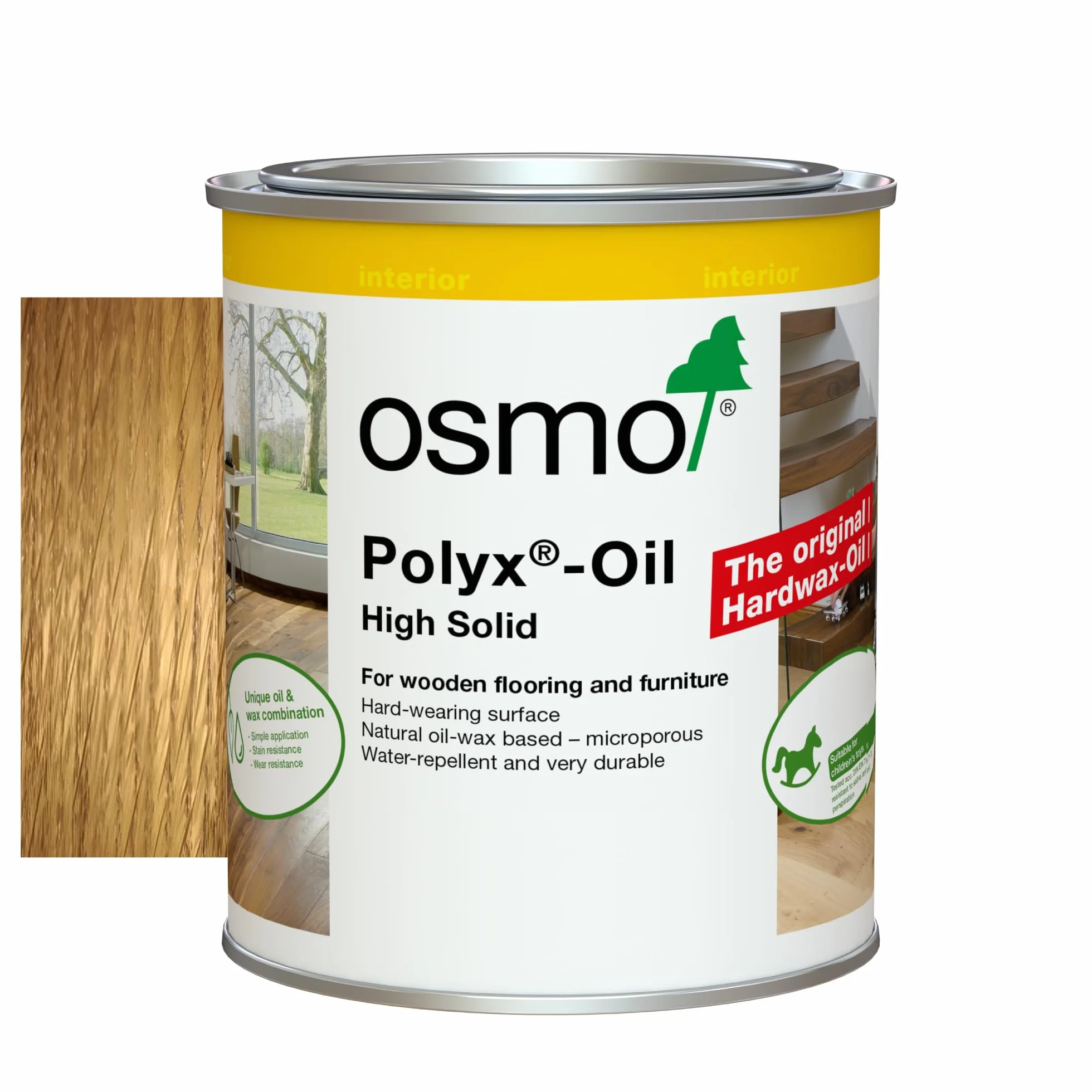 OSMO Olej z twardego wosku High Solid, 0,75 l, 3032 bezbarwny jedwabny matowy oryginalny