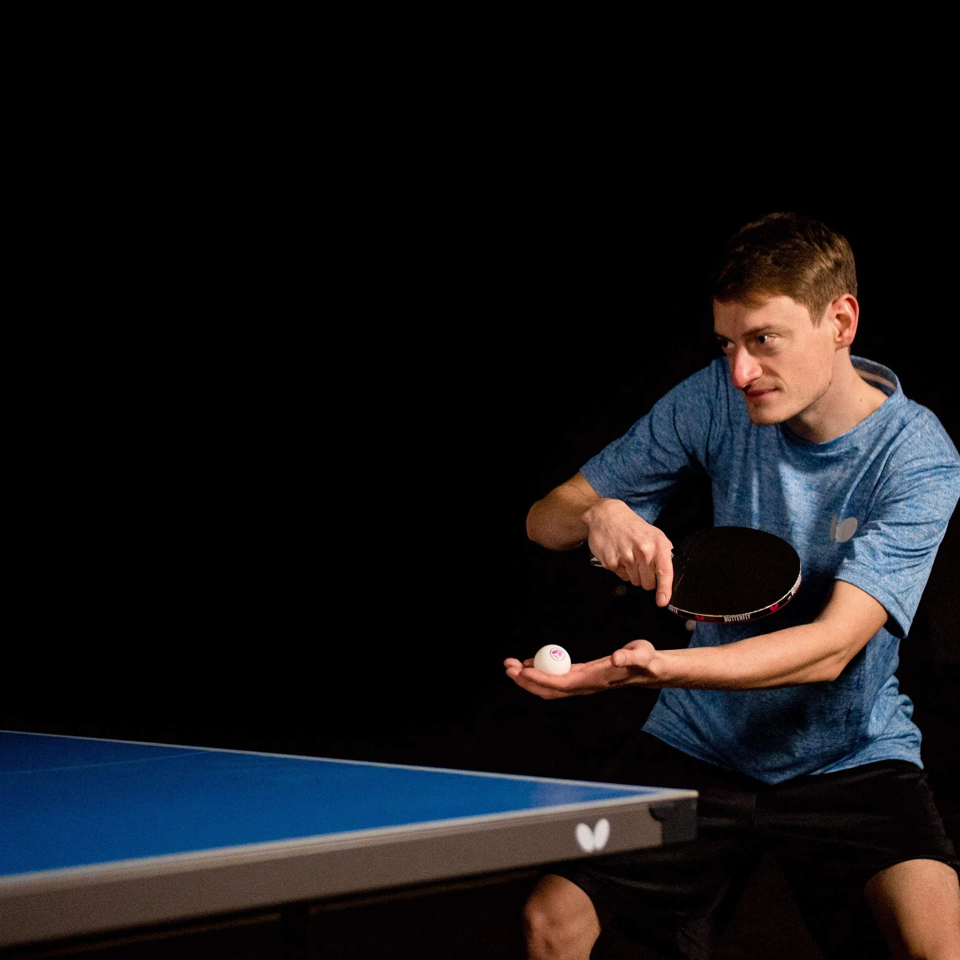 Butterfly® Timo Boll SG99 rakieta do tenisa stołowego, profesjonalna rakieta do tenisa stołowego i zawodów, taktycznie rutynowani gracze, wykładzina Wakaba z certyfikatem ITTF, anatomiczny kształt