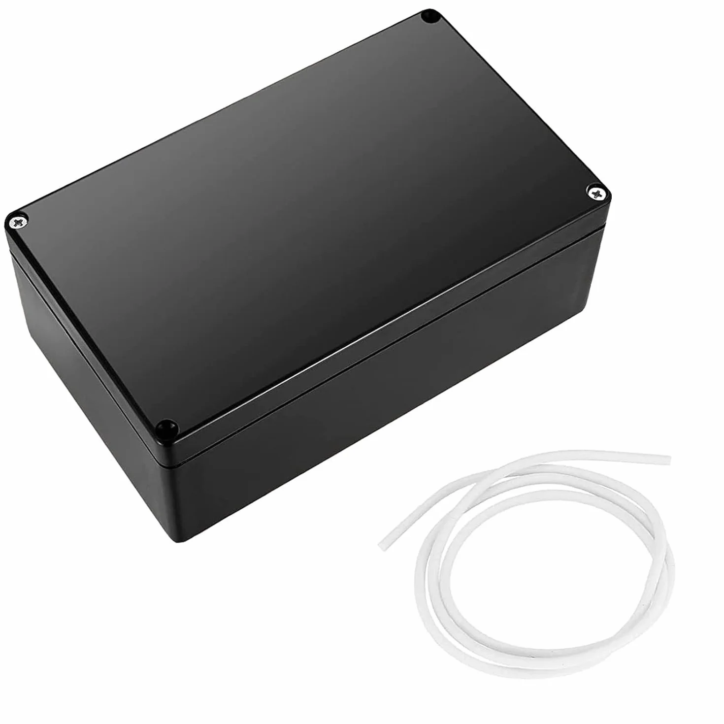Skrzynka przyłączeniowa wodoszczelna IP66, obudowa akcesoriów elektrycznych z tworzywa sztucznego, puszka przyłączeniowa do użytku na zewnątrz, czarna skrzynka na projekty elektroniczne, 1 sztuka, 200