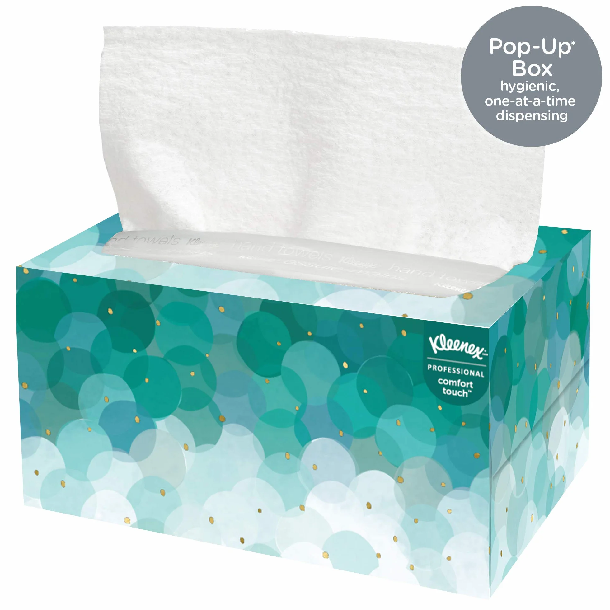 Kleenex 1126 ręczniki papierowe, 1-warstwowe, białe, ultra miękkie, składane ręczniki z wyjmowaniem pojedynczych arkuszy, 18 pudełek x 70 chusteczek pop-up (łącznie 1260 chusteczek)