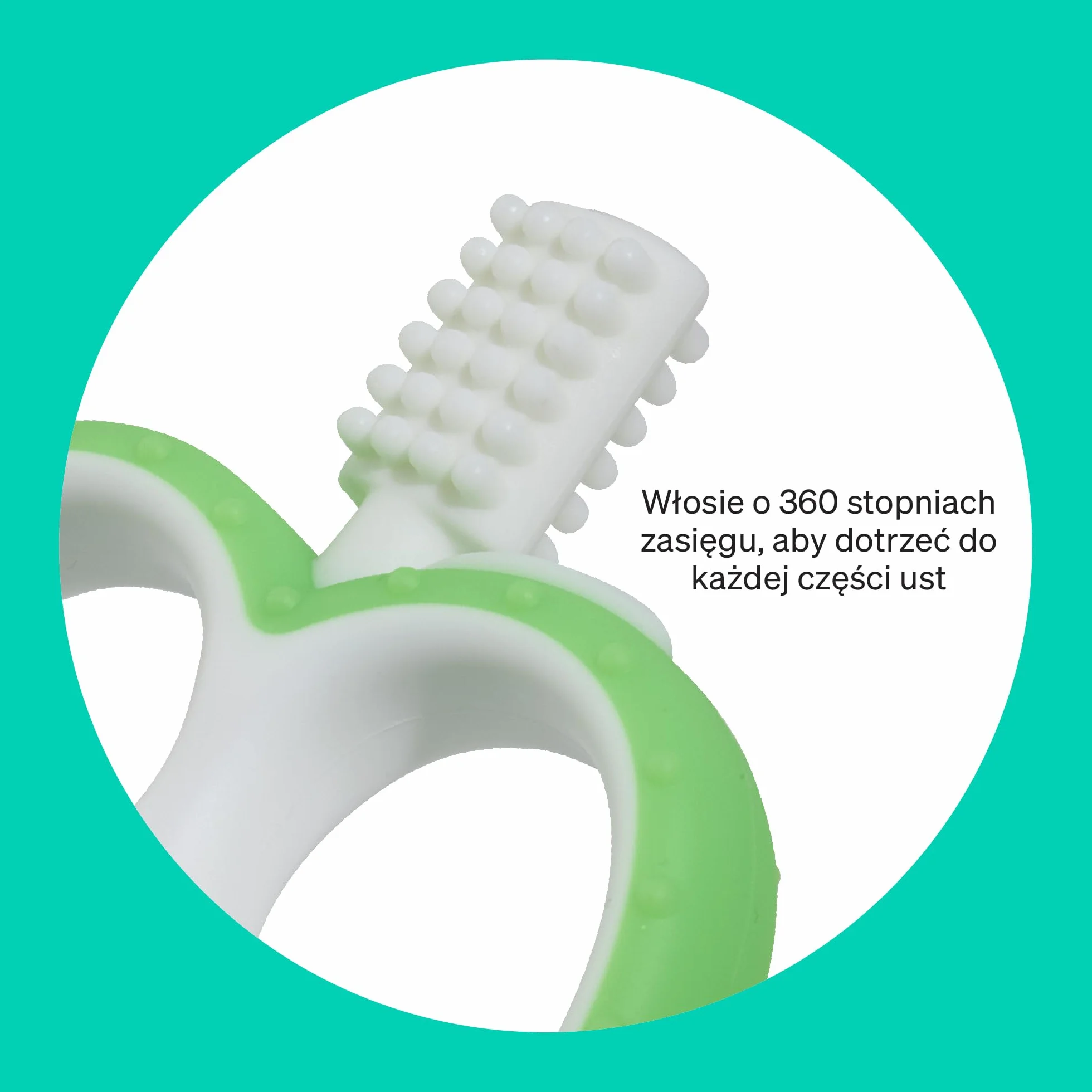 LoveNoobs Training Baby Toothbrush Silicone - 360° Infant Toothbrush, Teethers for Babies, Teething Toys