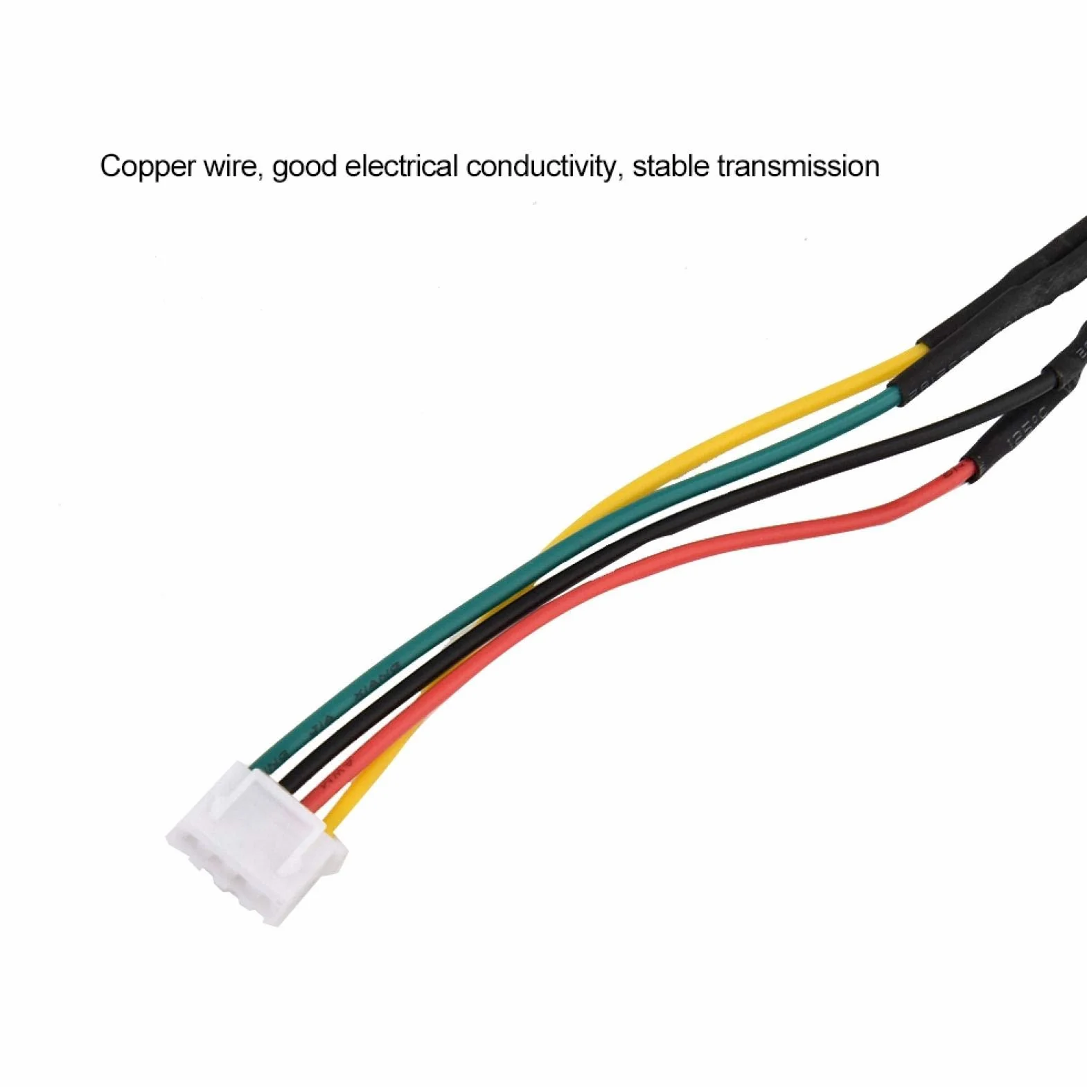 4 rdzeniowy 30 m 0 4 core communication cable 5 mm² okrągły biały elastyczny kabel miedziany , drut miedziany z białym izolacją PCW , do systemu wideo drzwi Przewody elektryczne