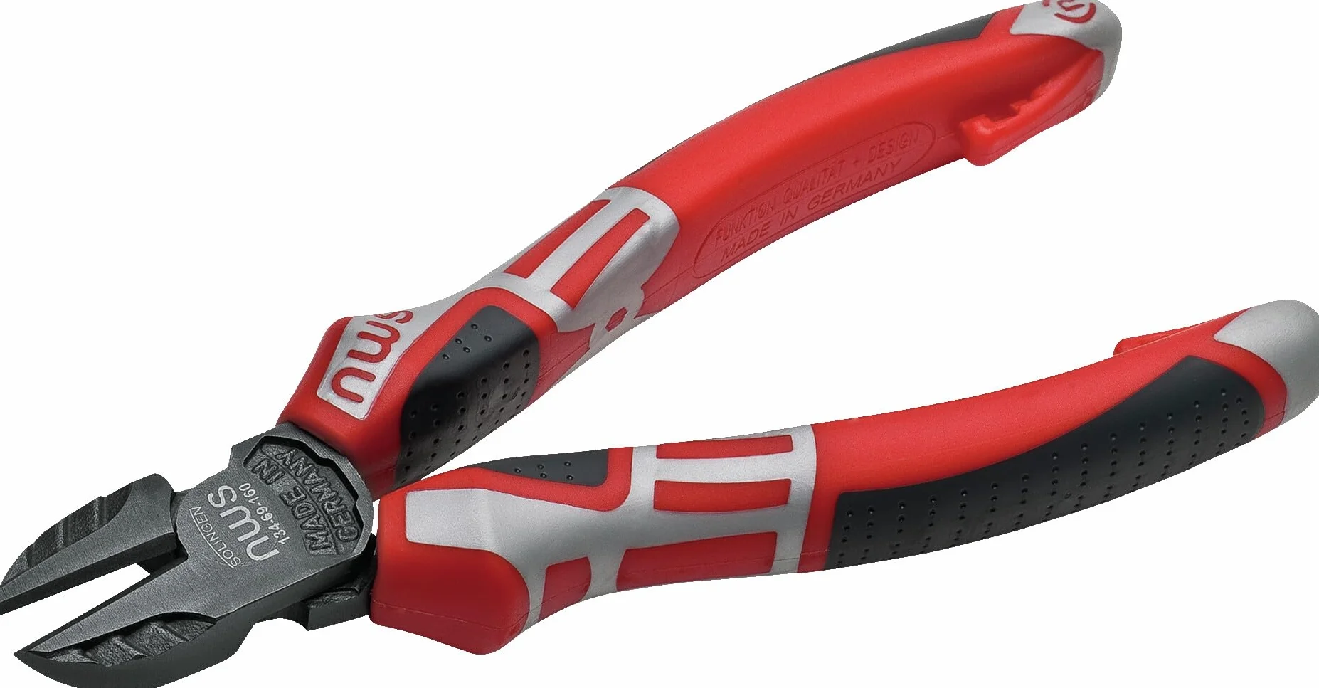 NWS 134-69-160 - Alicate Corte Diagonal Model Sueco Series 69 Largo 160 mm, czerwony, szary