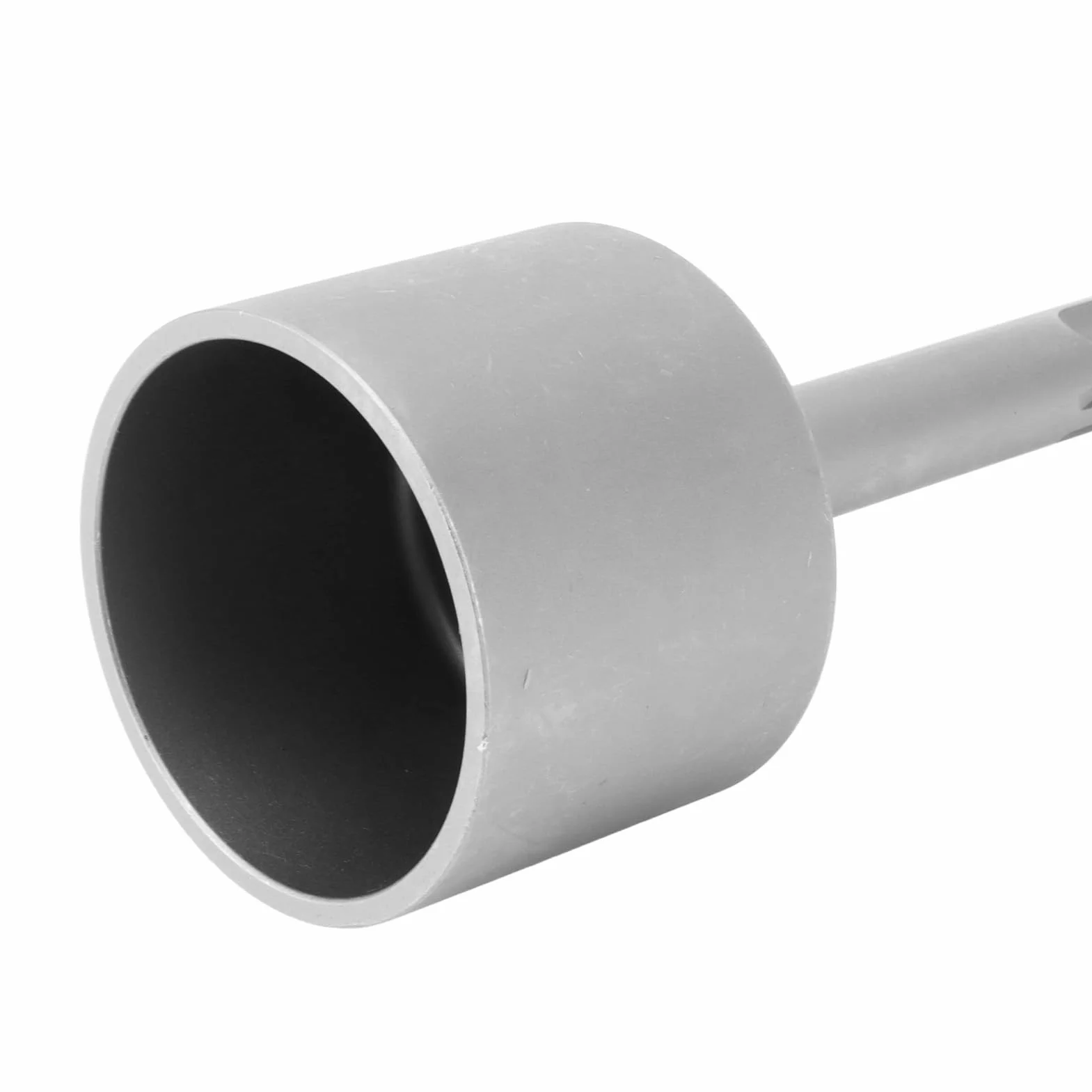 Kafar Stalowy, długość 200 Mm, Pogrubiona ściana, Stal Kuta, 5 Studni, Ubijak Słupkowy z Chwytem T do Zbrojenia Pali (65mm)