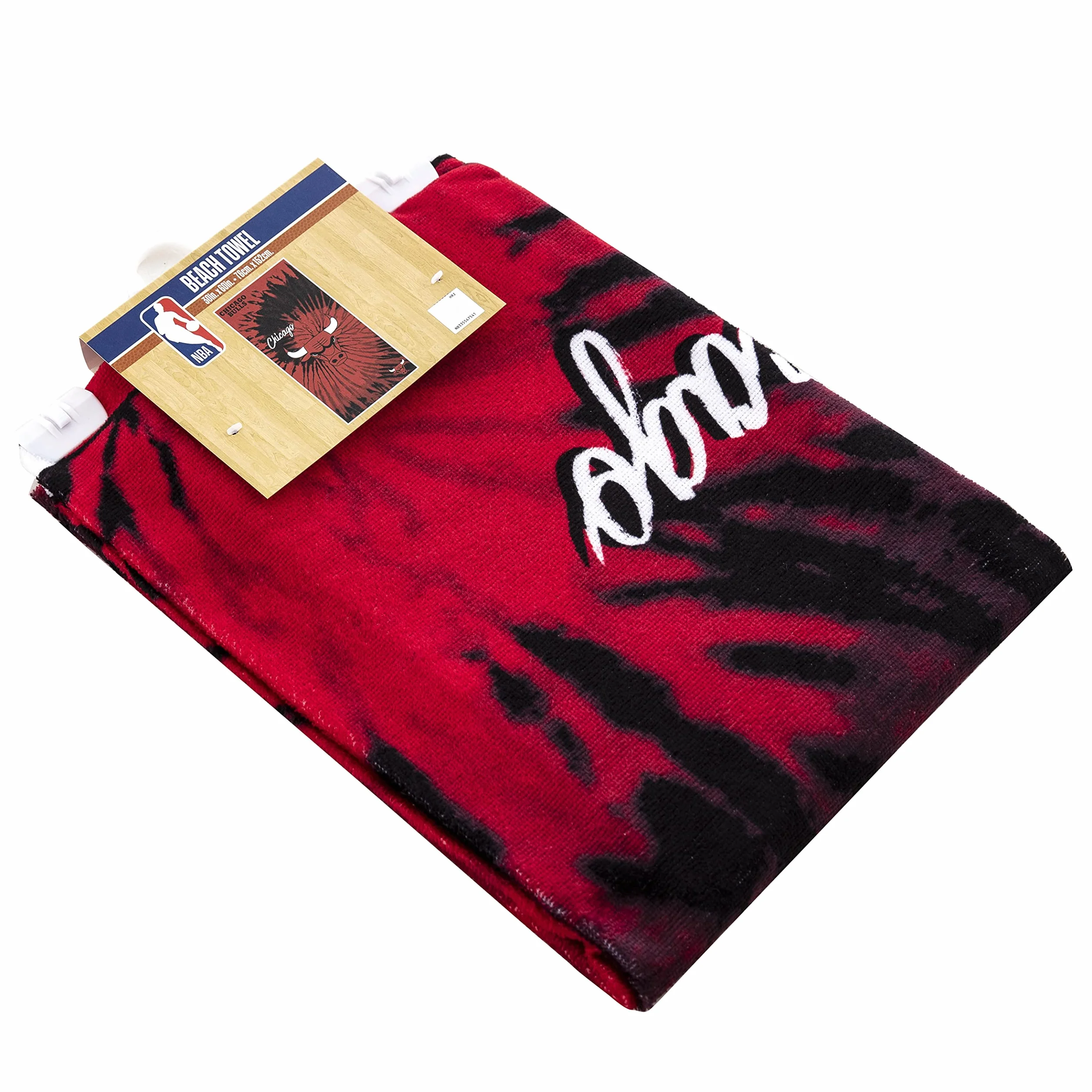 Northwest NBA Chicago Bulls Unisex - ręcznik plażowy dla dorosłych, 76 cm x 152 cm, psychodeliczny